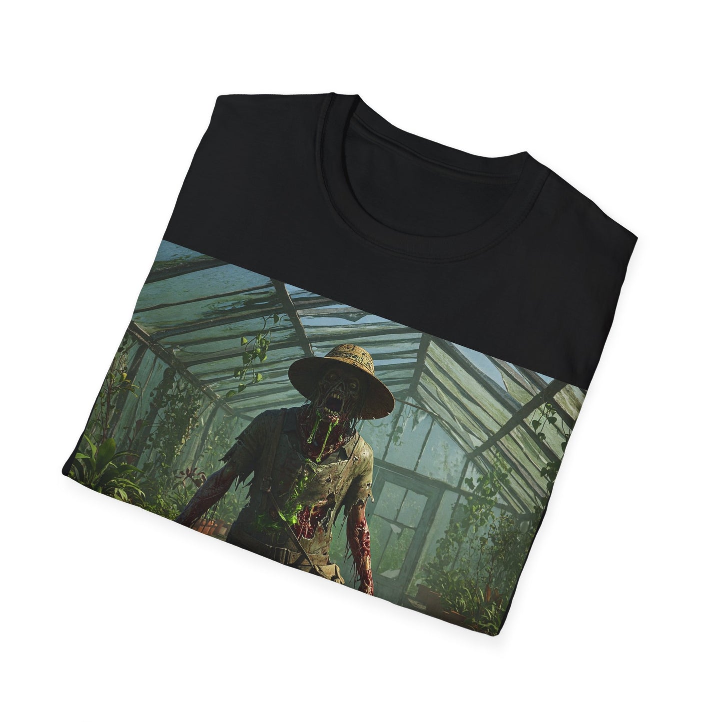 UK - Unisex Softstyle T-Shirt - Gothic Scarecrow Graphic Tee