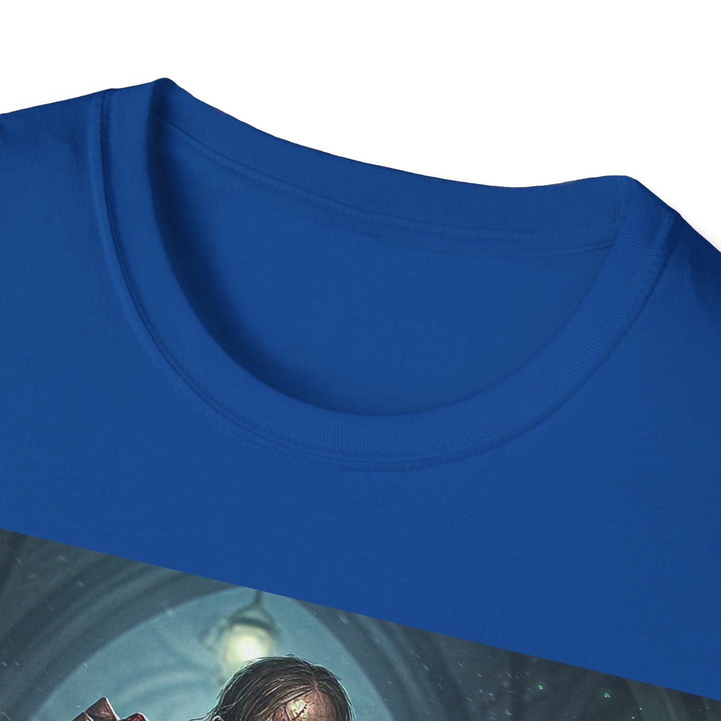 UK - Spooky Sorcerer Apocalyptic Portrait Tee, bold, decaying zombie graphic