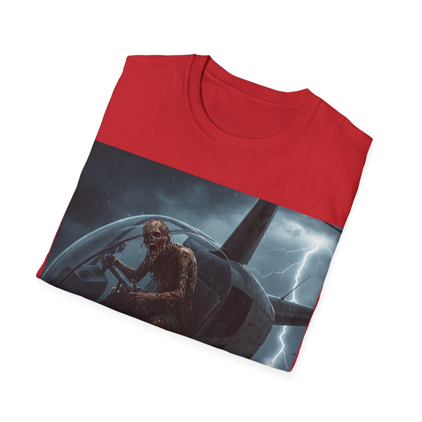 UK - Stormy Helicopter Adventure Unisex Softstyle T-Shirt