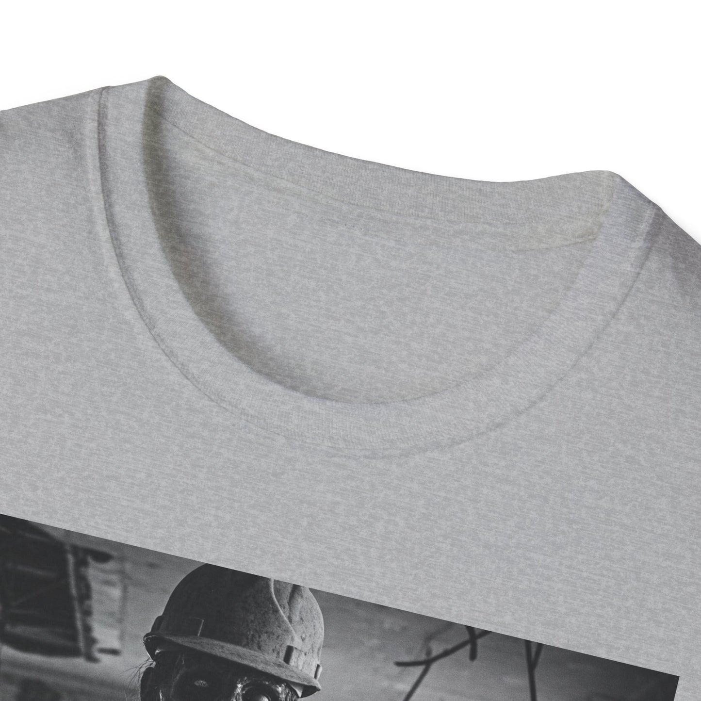 Unisex Softstyle T-Shirt with Creepy Monster Design - Perfect for Halloween and Horror Fans