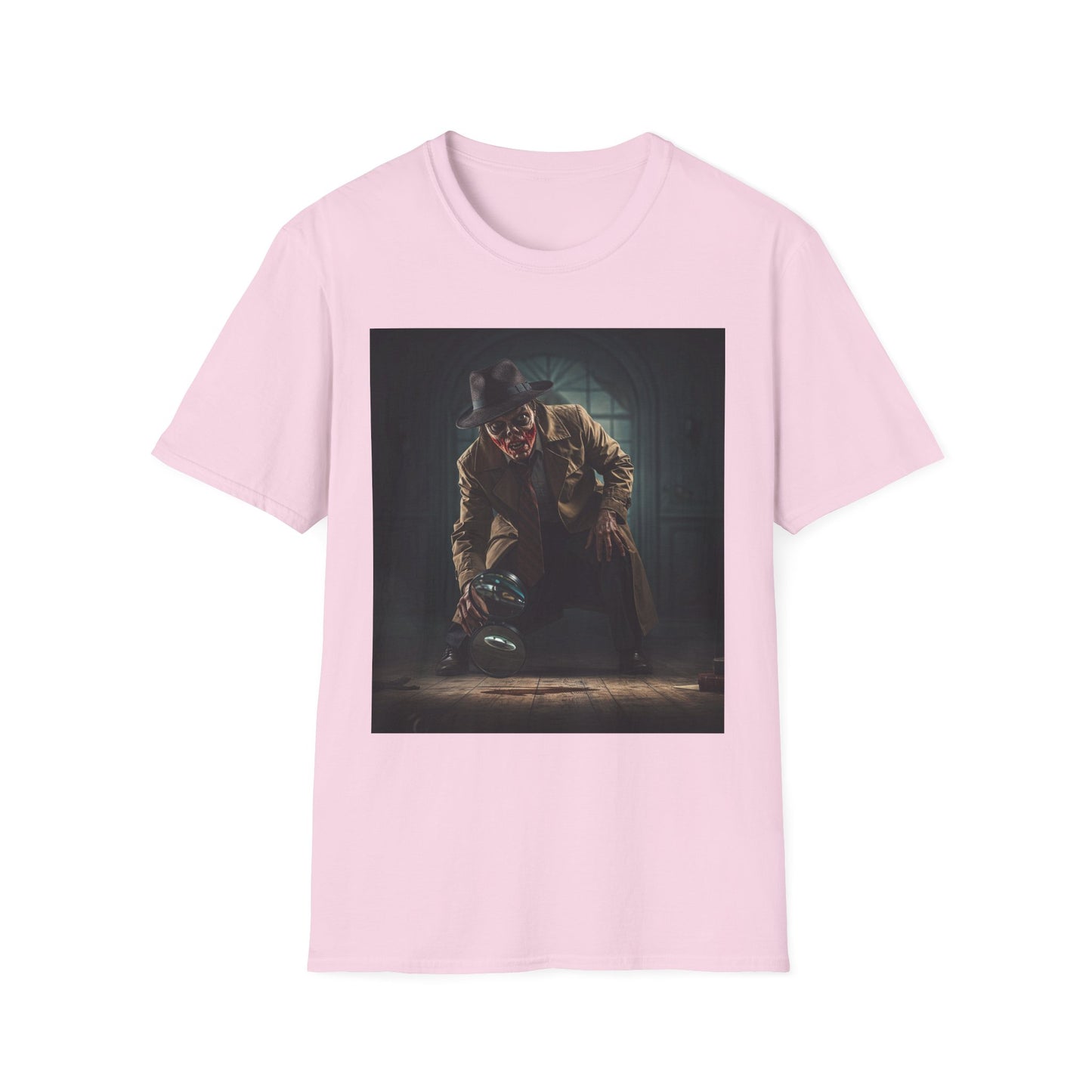 Unisex Horror-Themed Softstyle T-Shirt - Perfect for Halloween and Horror Fans