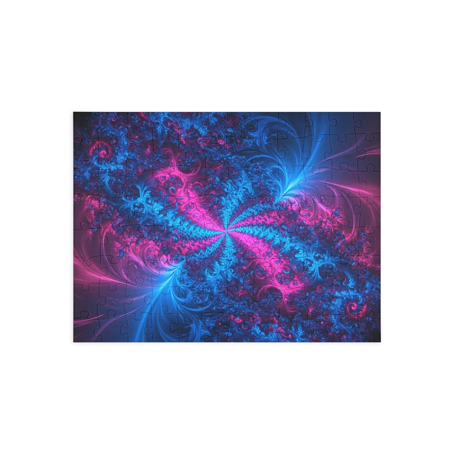 Vibrant Fractal Art Puzzle - 96, 252, 500, 1000-Piece Jigsaw