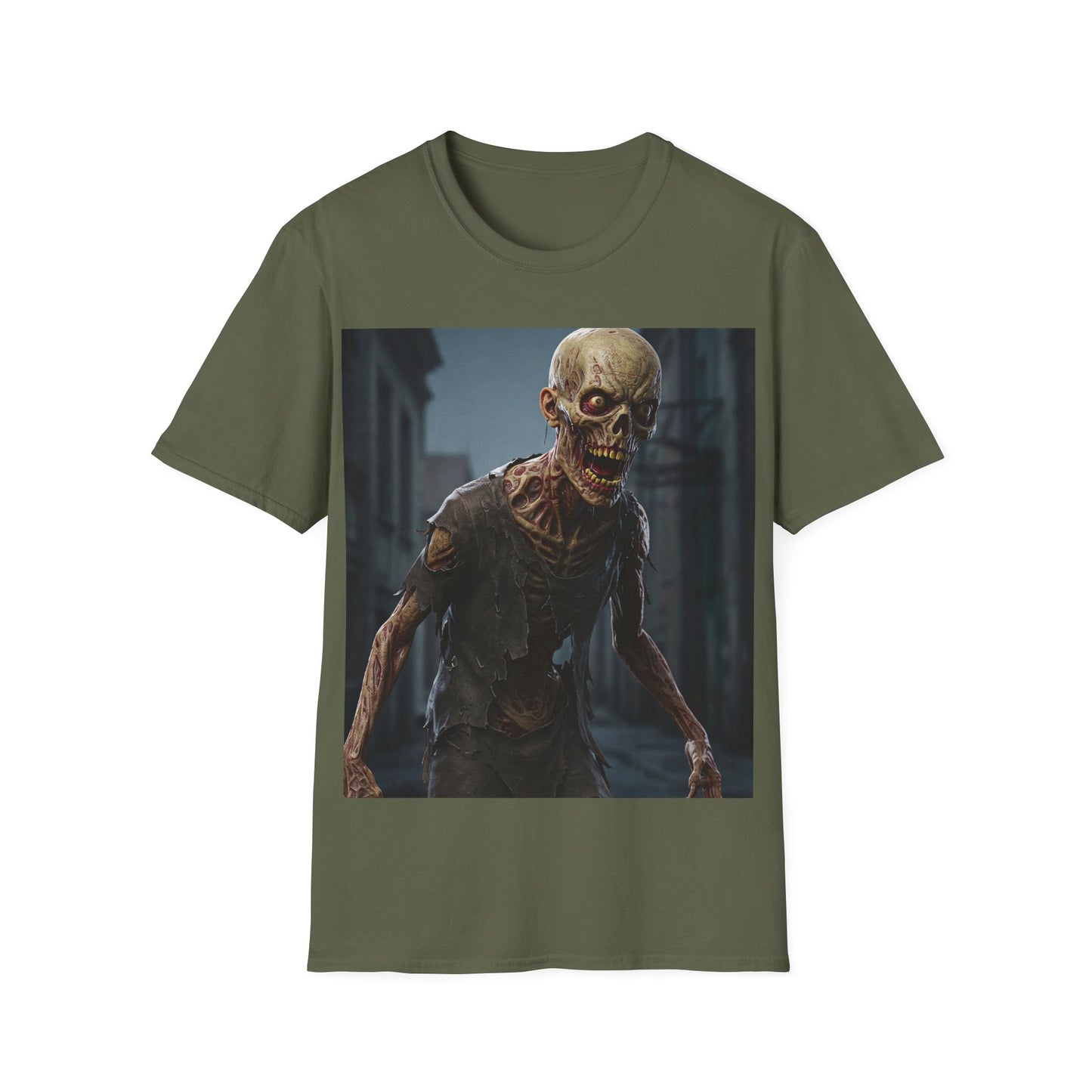 UK - Spooky Zombie Graphic T-Shirt for Halloween