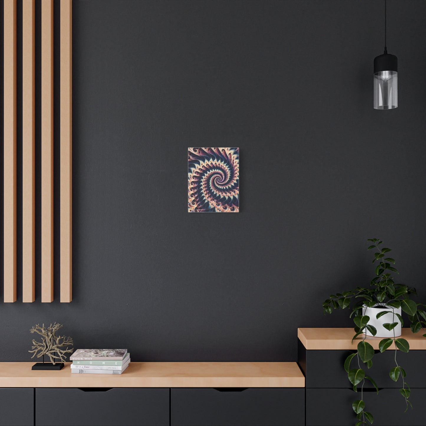Abstract Spiral Art Canvas Print - Modern Home Decor for Art Lovers