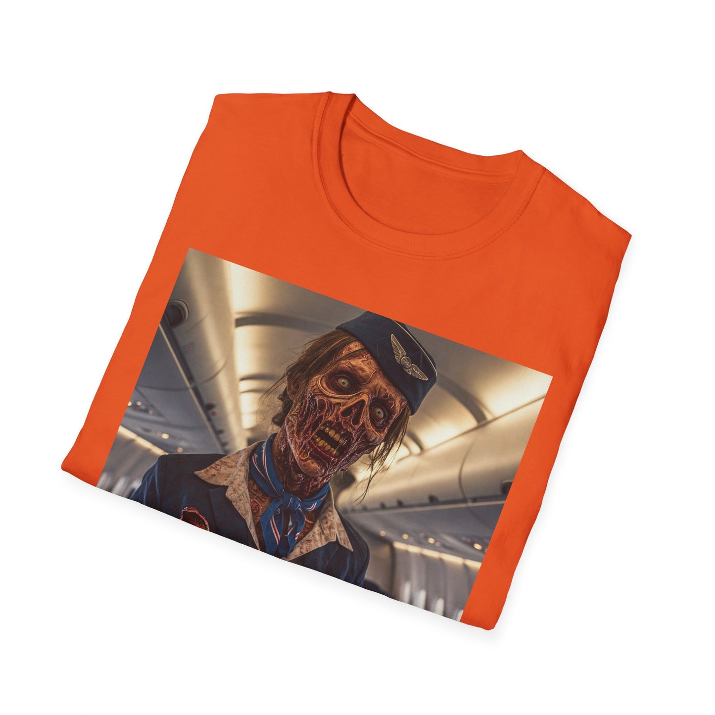 Apocalyptic Portrait Tee, bold, decaying zombie graphic