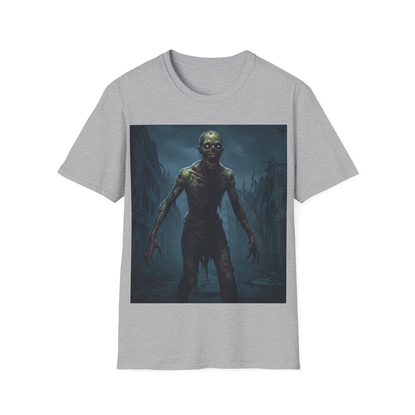 UK - Zombie Apocalypse Unisex Softstyle T-Shirt - Perfect for Horror Lovers