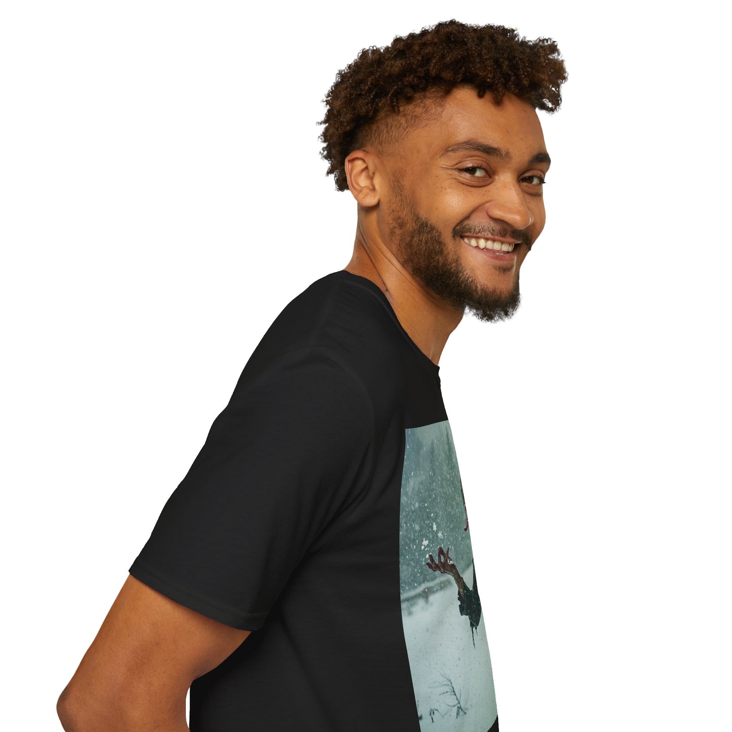 Chilling Horror Graphic Tee - Unisex Softstyle T-Shirt with Spooky Design