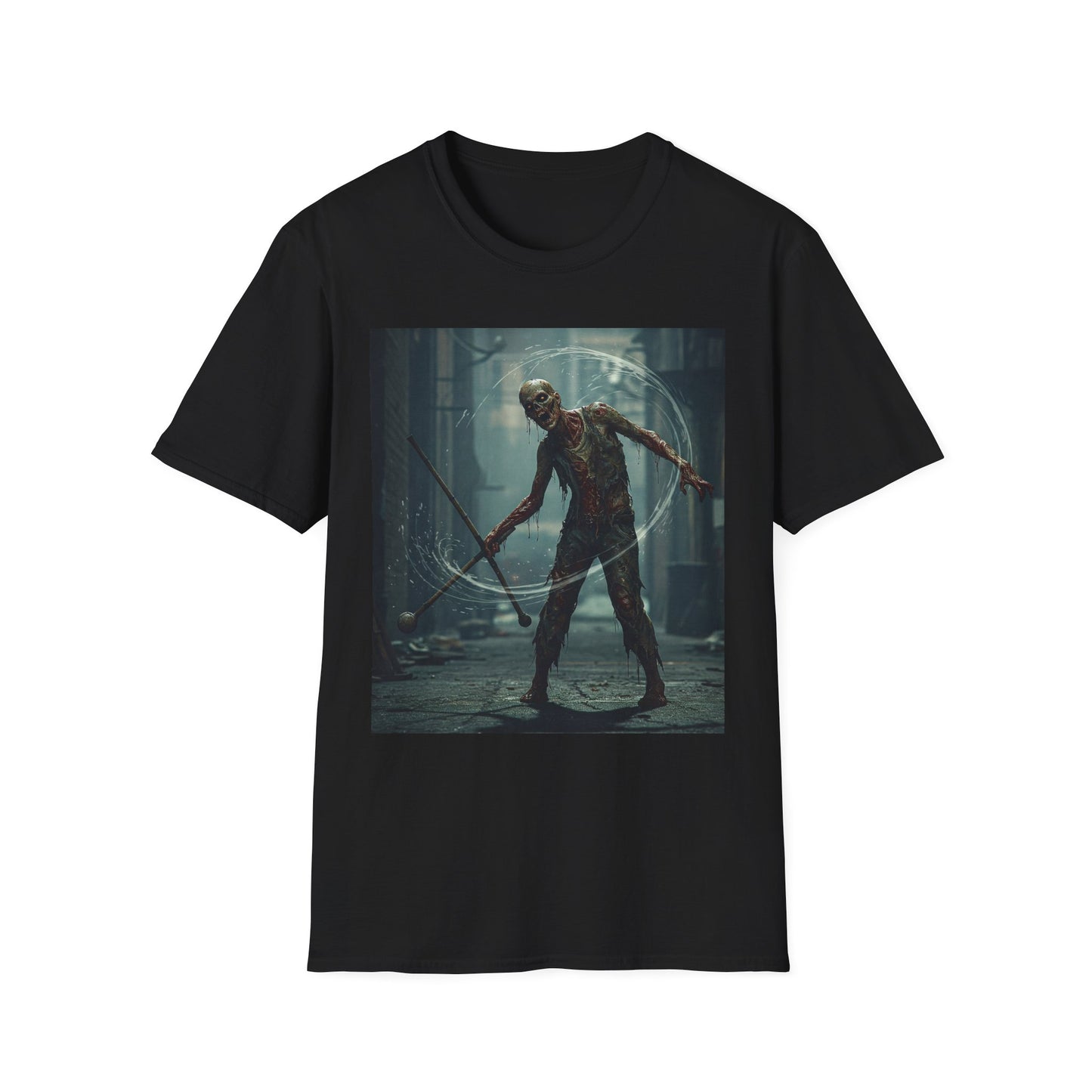 Unisex Softstyle Horror Graphic T-Shirt - Spooky Monster Design