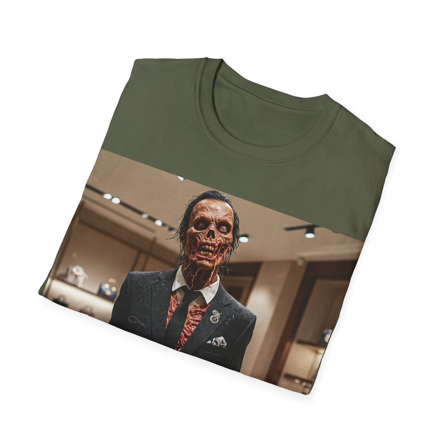 UK - Creepy Vintage Skull T-Shirt for Halloween