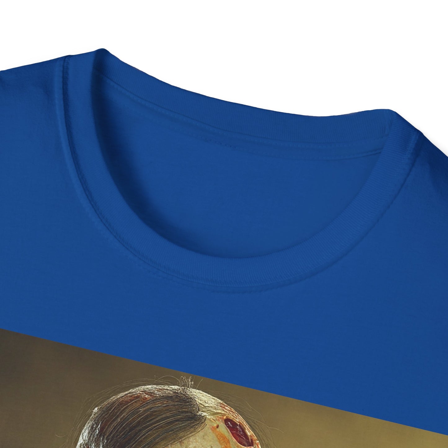 UK - Zombie Reader Apocalyptic Portrait Tee, bold, decaying zombie graphic