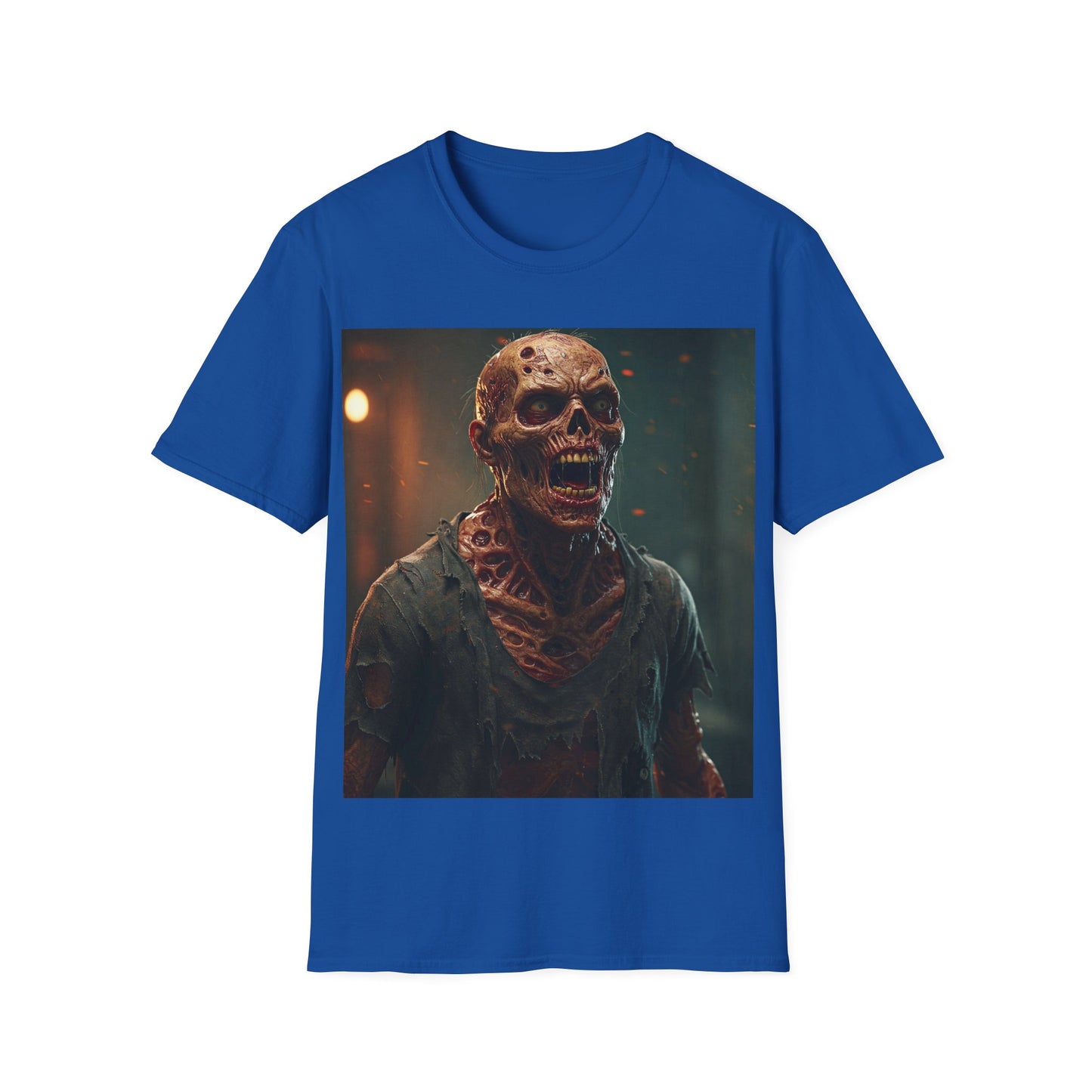 UK - Creepy Skull Apocalyptic Portrait Tee, bold, decaying zombie graphic