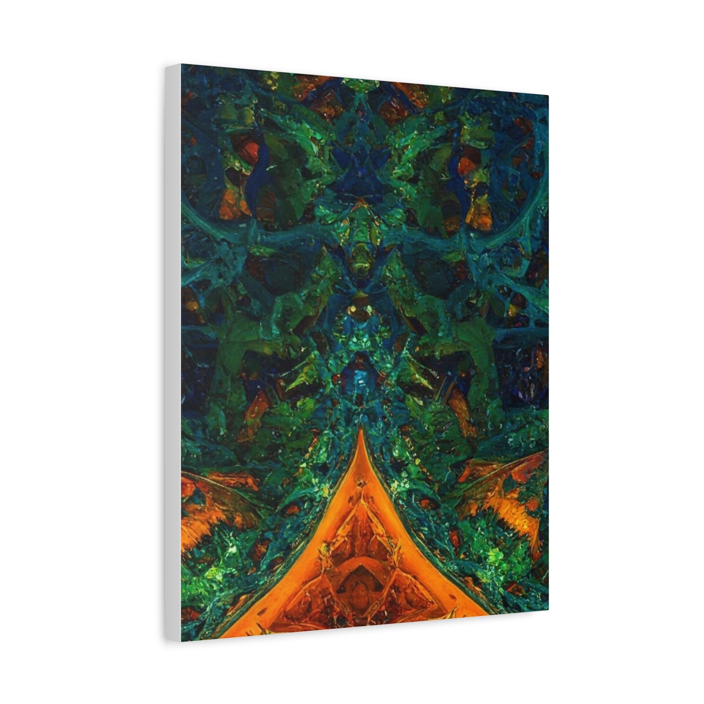 Vibrant Abstract Fractal Art Canvas Print