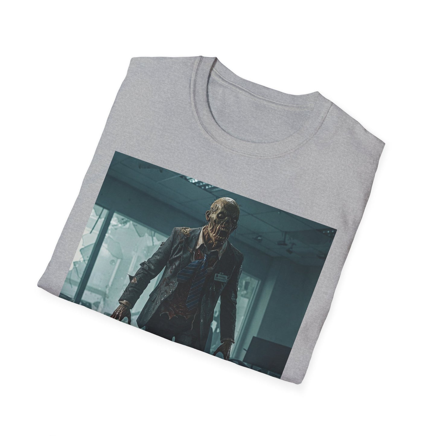 Zombie Apocalypse Unisex Softstyle T-Shirt - Perfect for Horror Fans and Parties