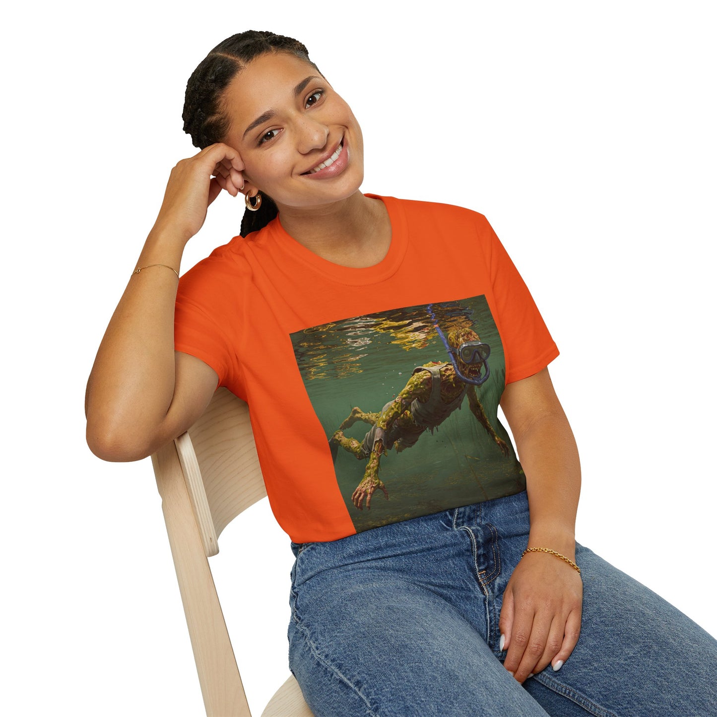 Underwater Explorer Unisex Softstyle T-Shirt - Nature Lover Graphic Tee