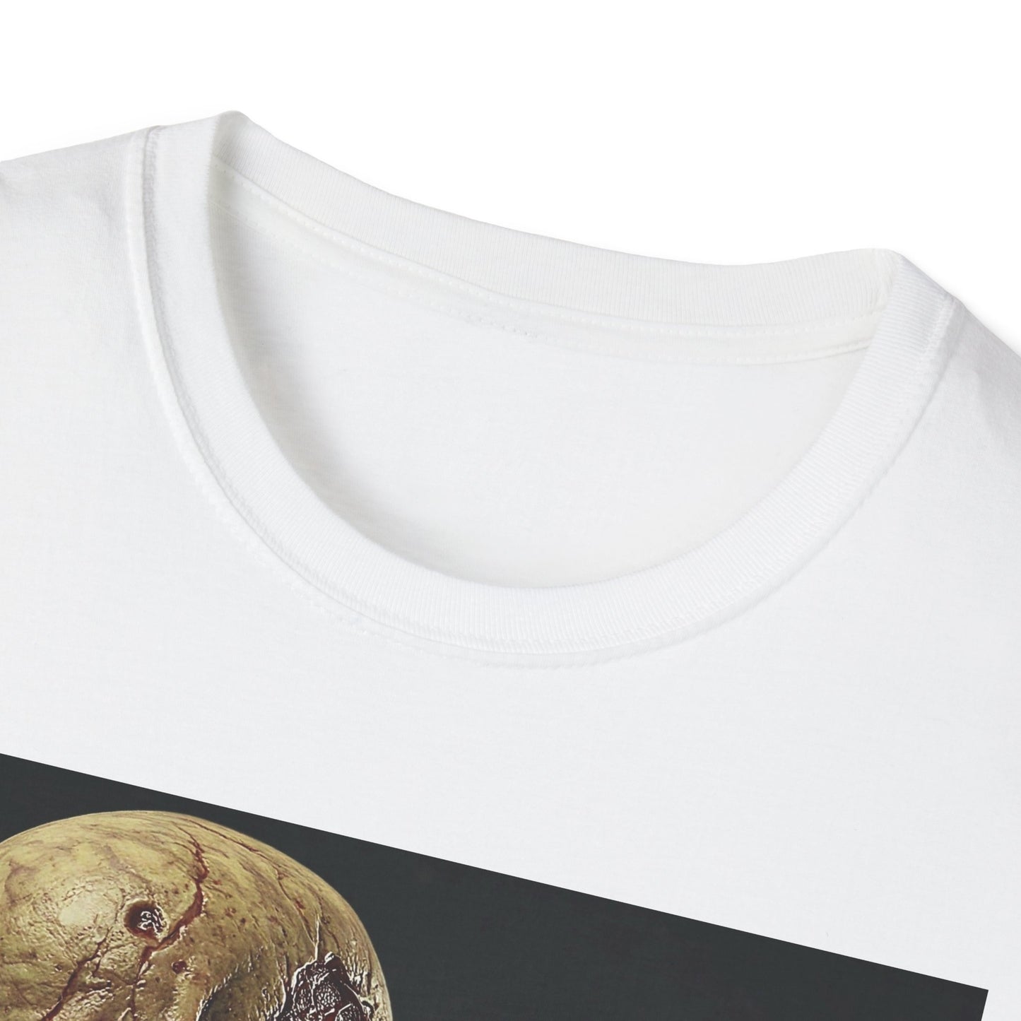 Apocalyptic Portrait Tee, bold, decaying zombie graphic