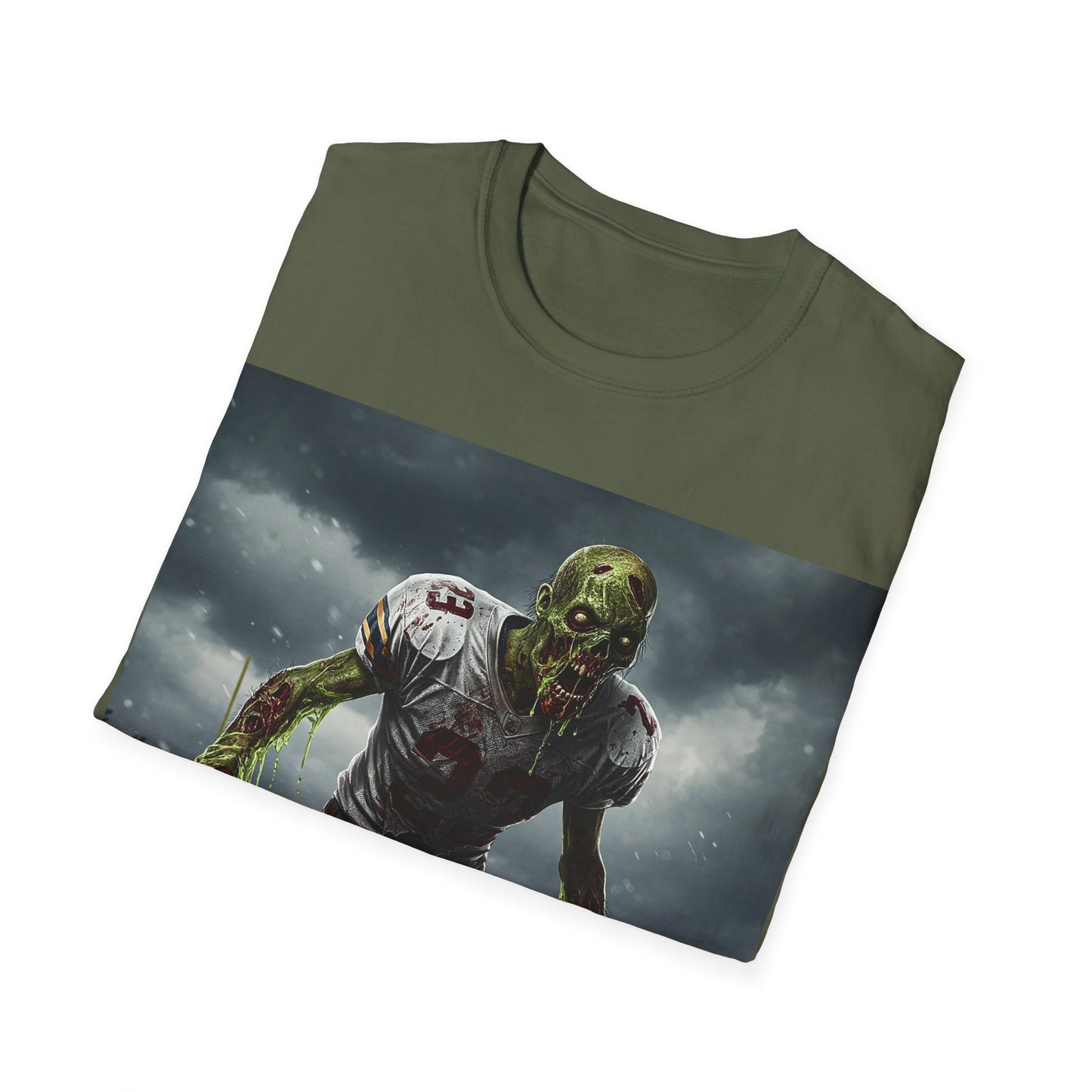 UK - Zombie Football Graphic T-Shirt for Horror Fans