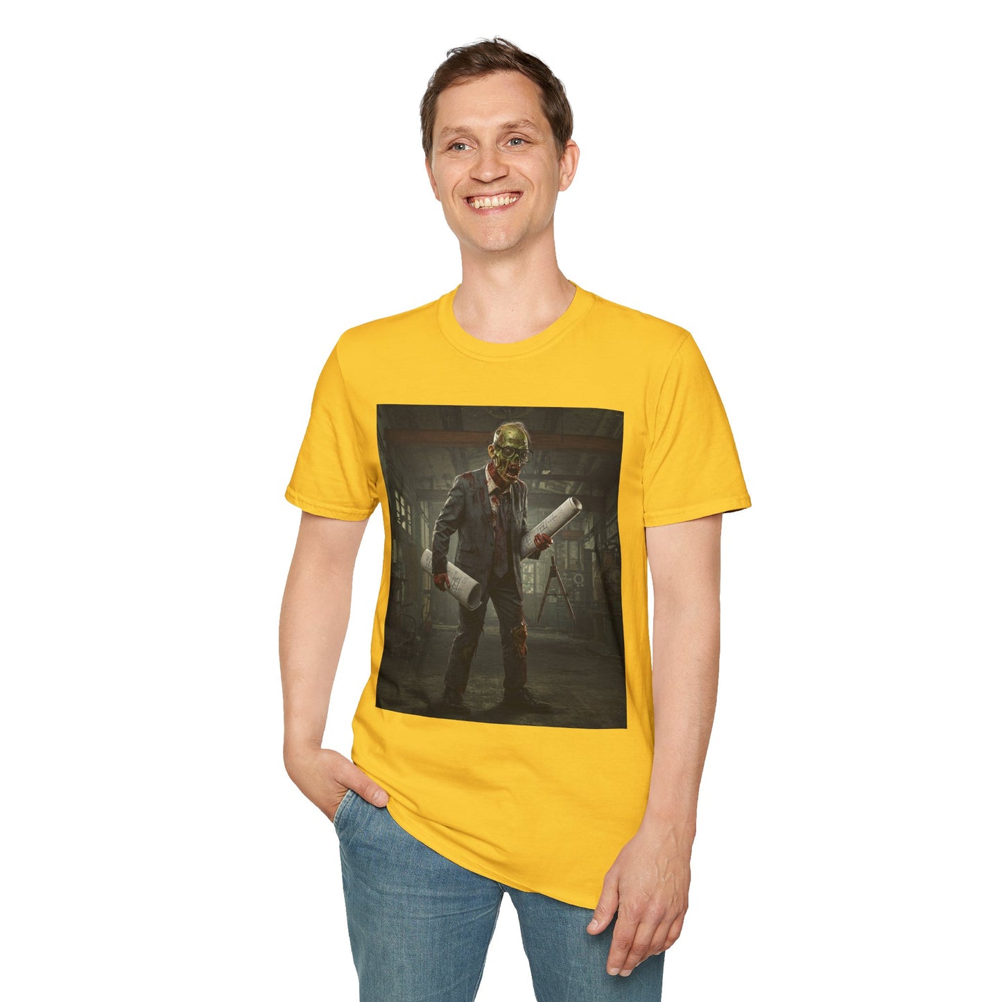 Zombie Apocalypse Unisex Softstyle T-Shirt - Perfect for Halloween and Horror Fans