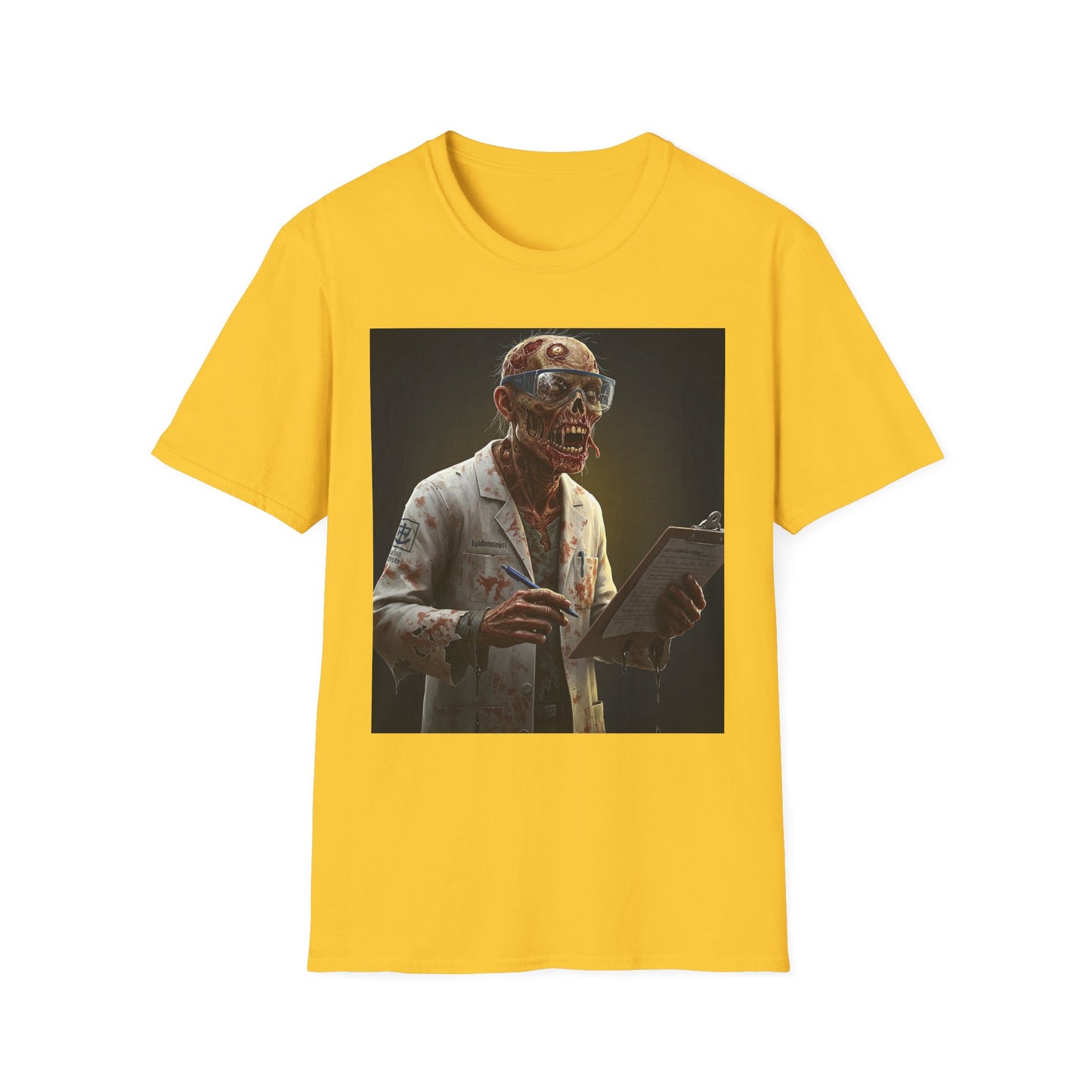 Zombie Doctor Graphic T-Shirt for Horror Fans