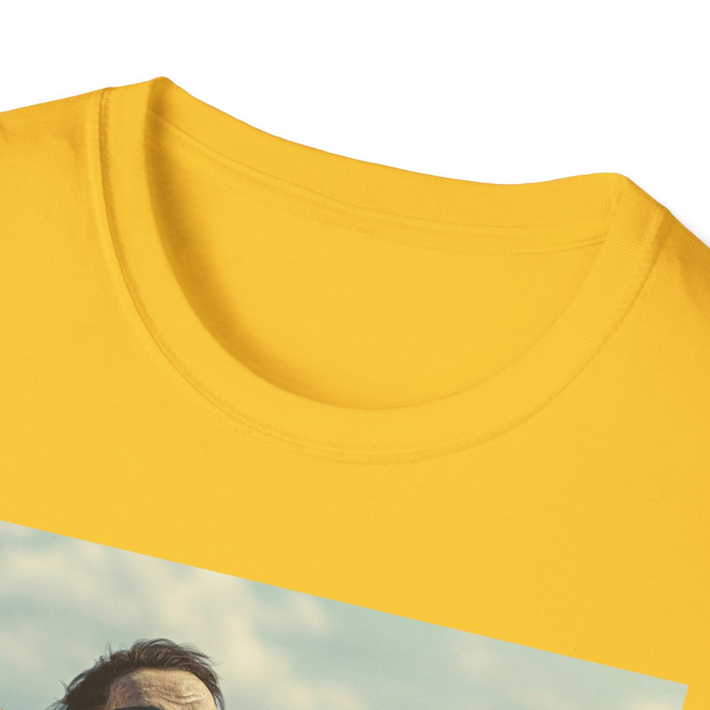 Chill Vibes Apocalyptic Portrait Tee, bold, decaying zombie graphic