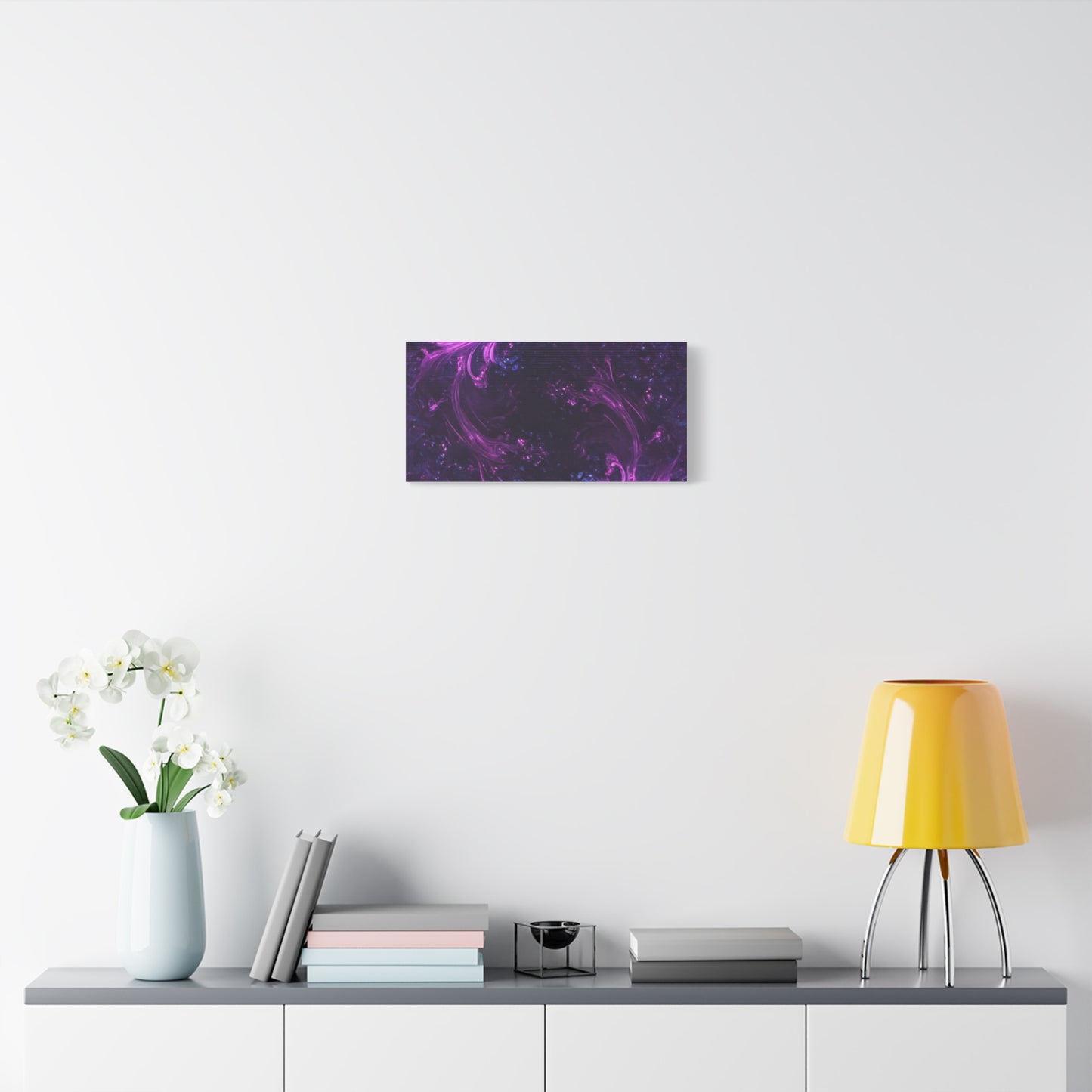 Abstract Purple Fractal Canvas Print - Artistic Wall Décor