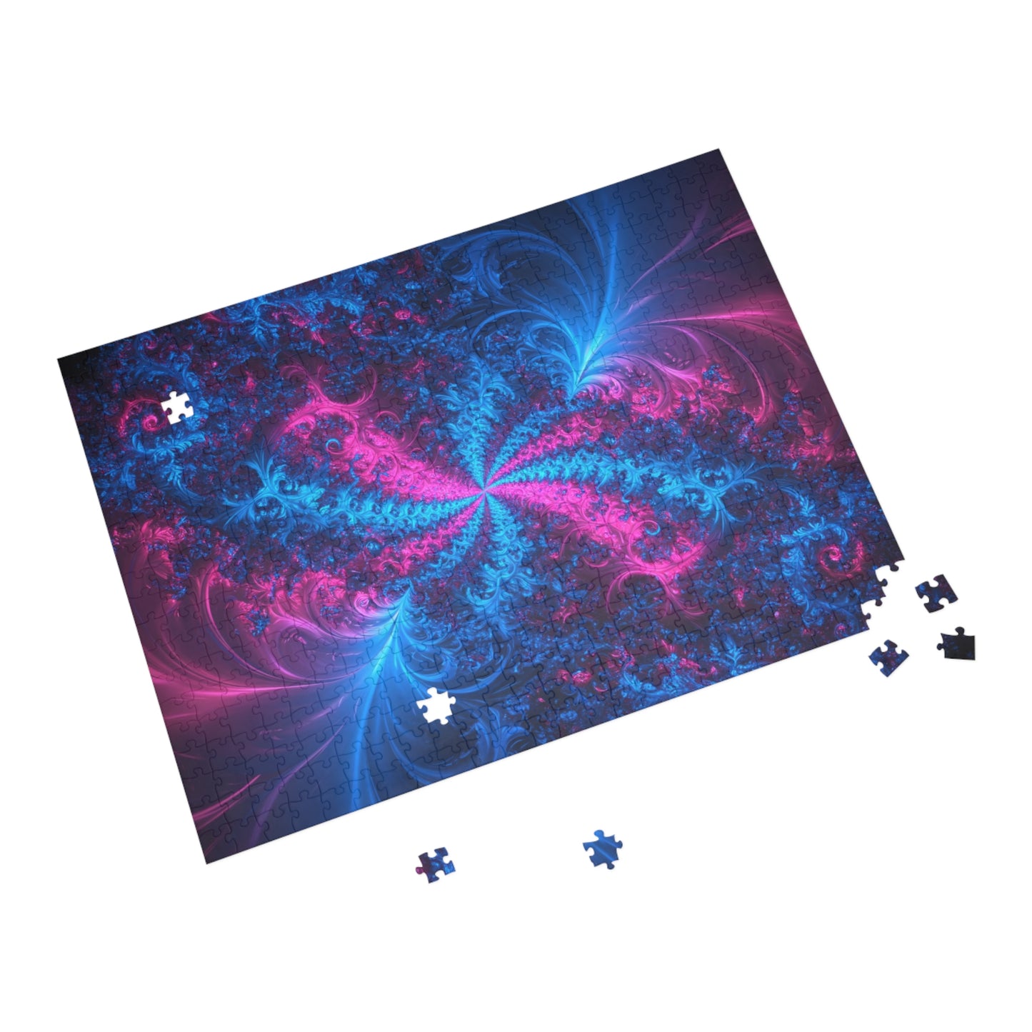 Vibrant Fractal Art Puzzle - 96, 252, 500, 1000-Piece Jigsaw