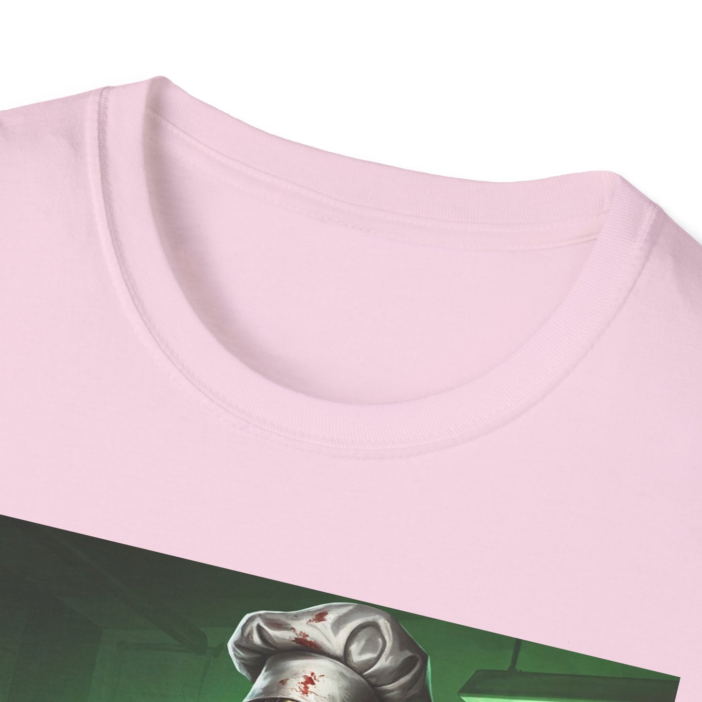 Zombie Chef Unisex Softstyle T-Shirt - Perfect for Halloween and Horror Fans