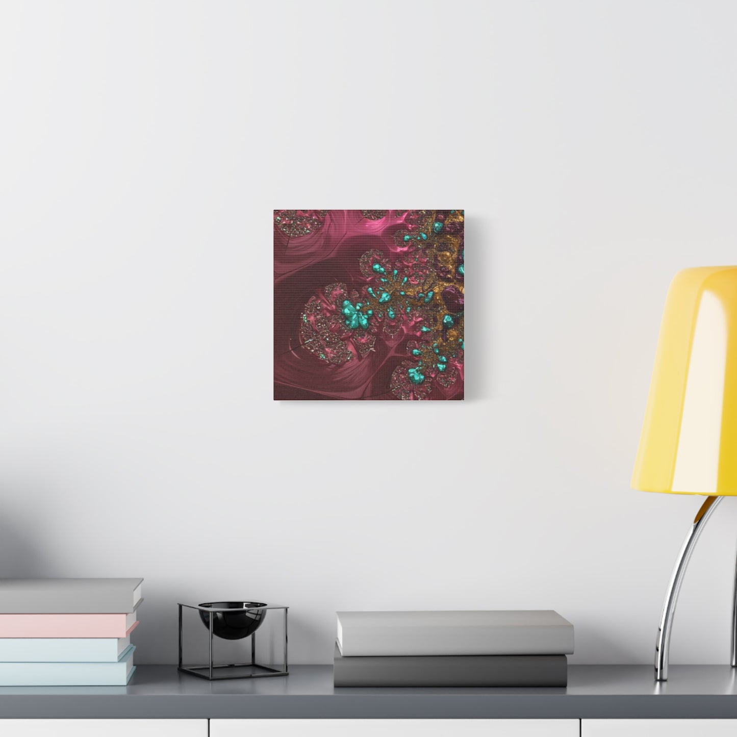 Abstract Art Canvas Print - Vibrant Fractal Design for Home Decor