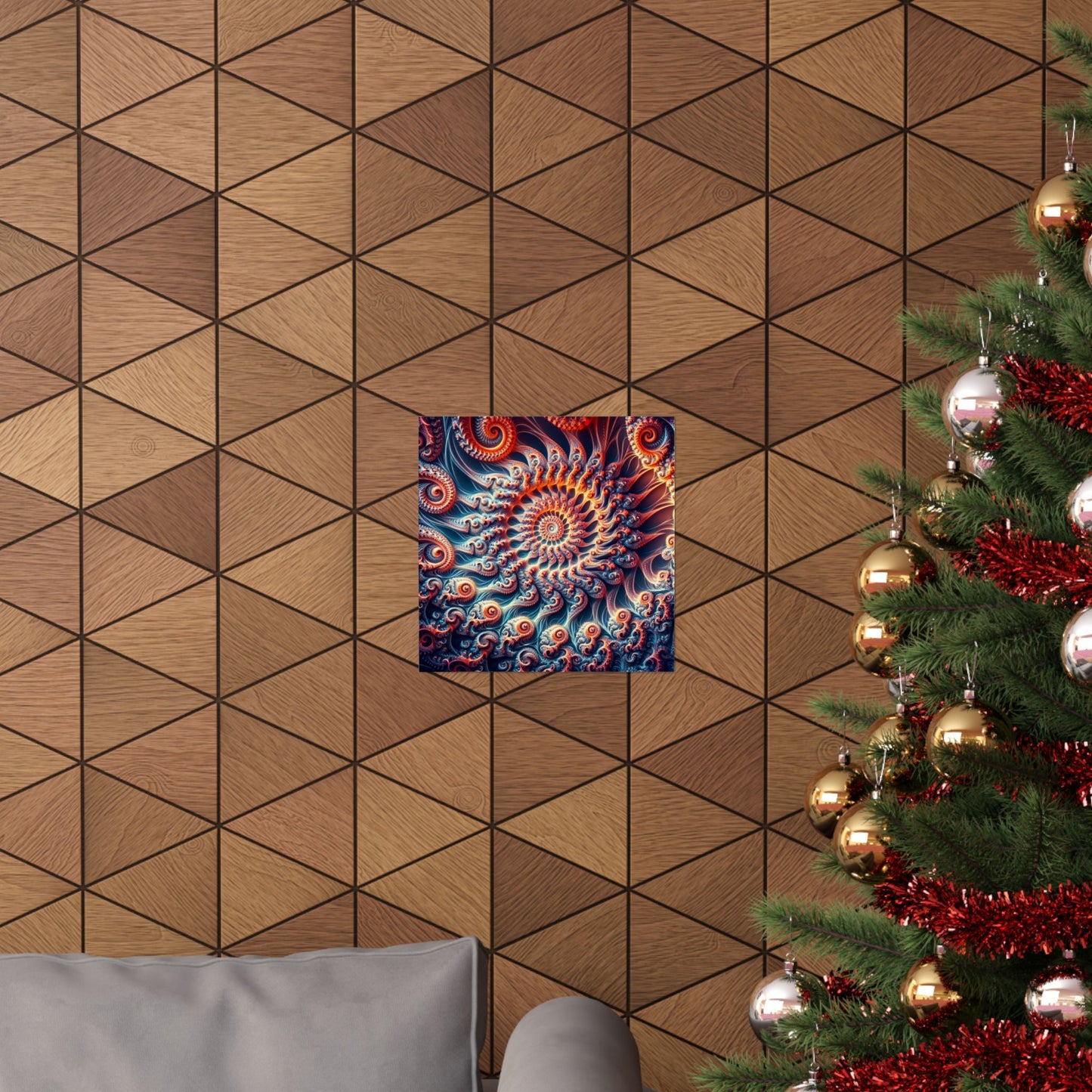 Abstract Swirl Matte Vertical Posters - Artistic Home Décor for Meditation and Relaxation