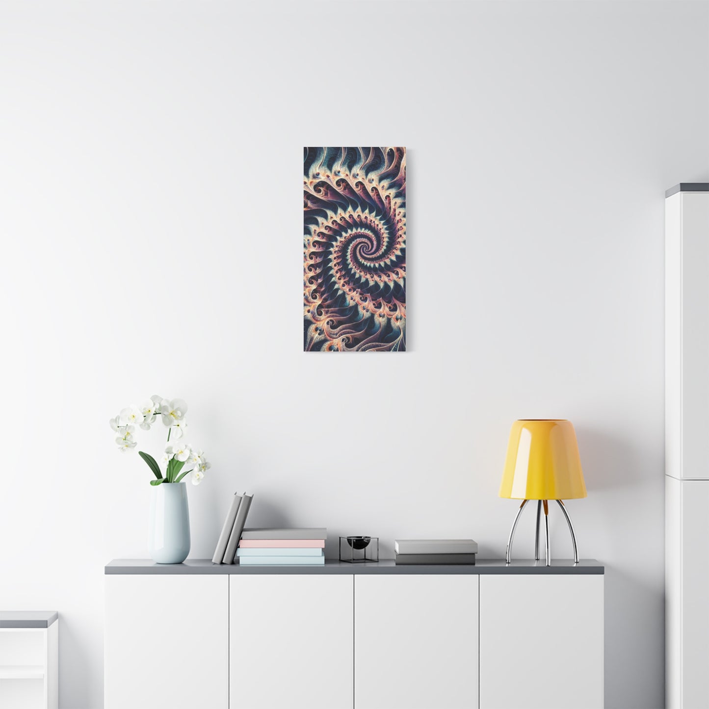 Abstract Spiral Art Canvas Print - Modern Home Decor for Art Lovers