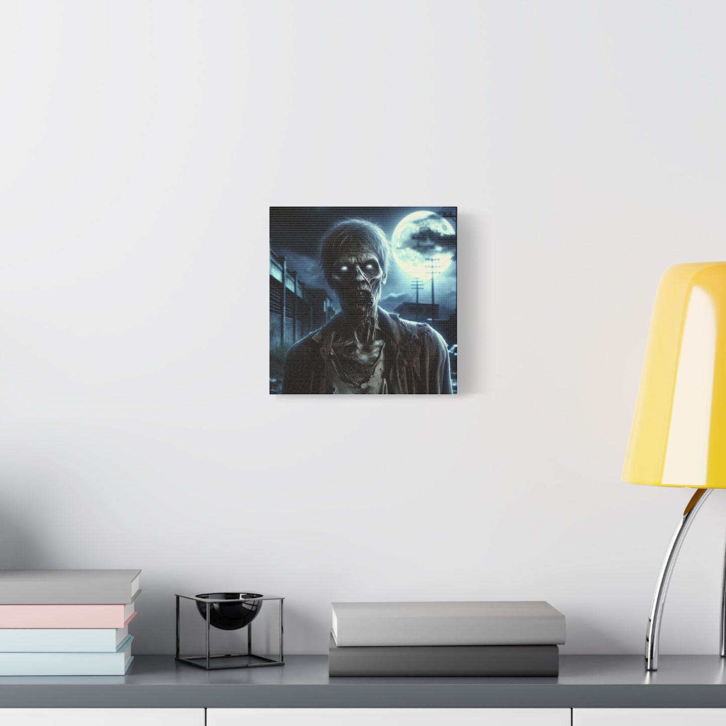 Zombie Wall Art Canvas - Spooky Home Decor