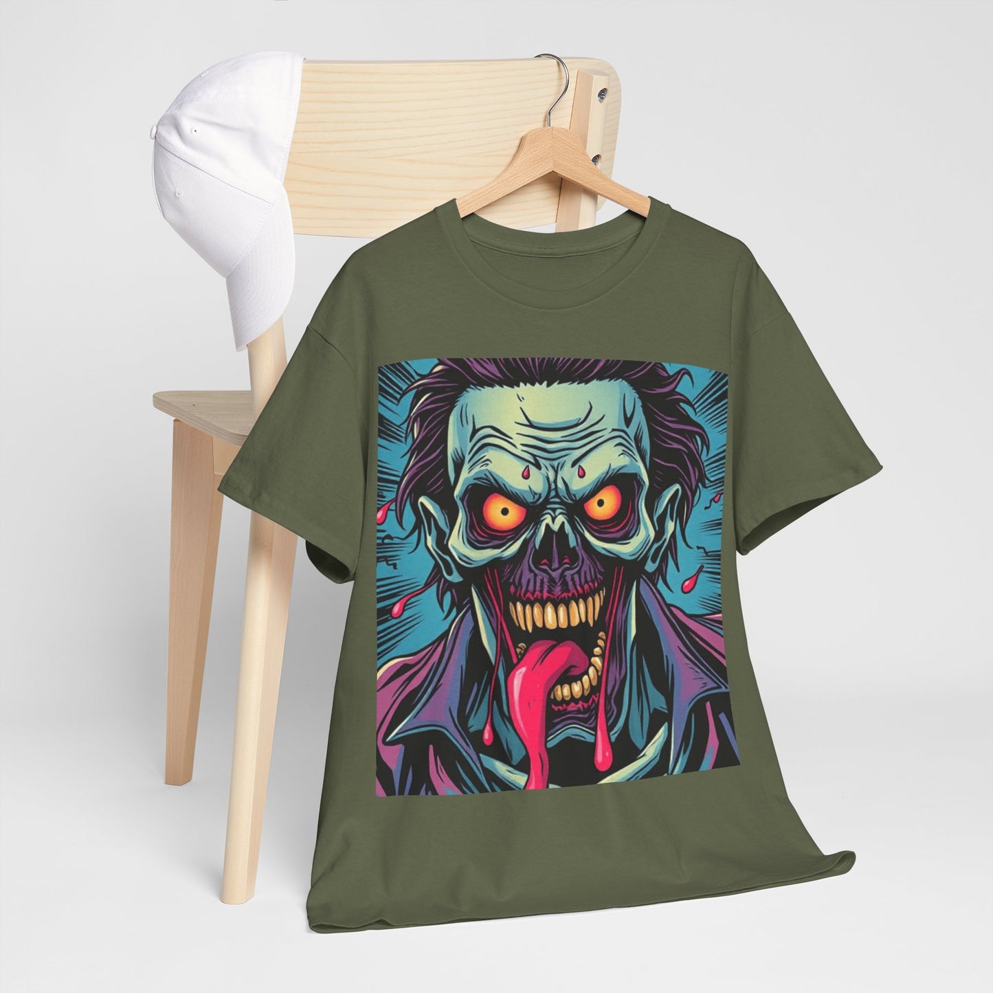 UK - Vibrant Zombie Graphic Tee - Unisex