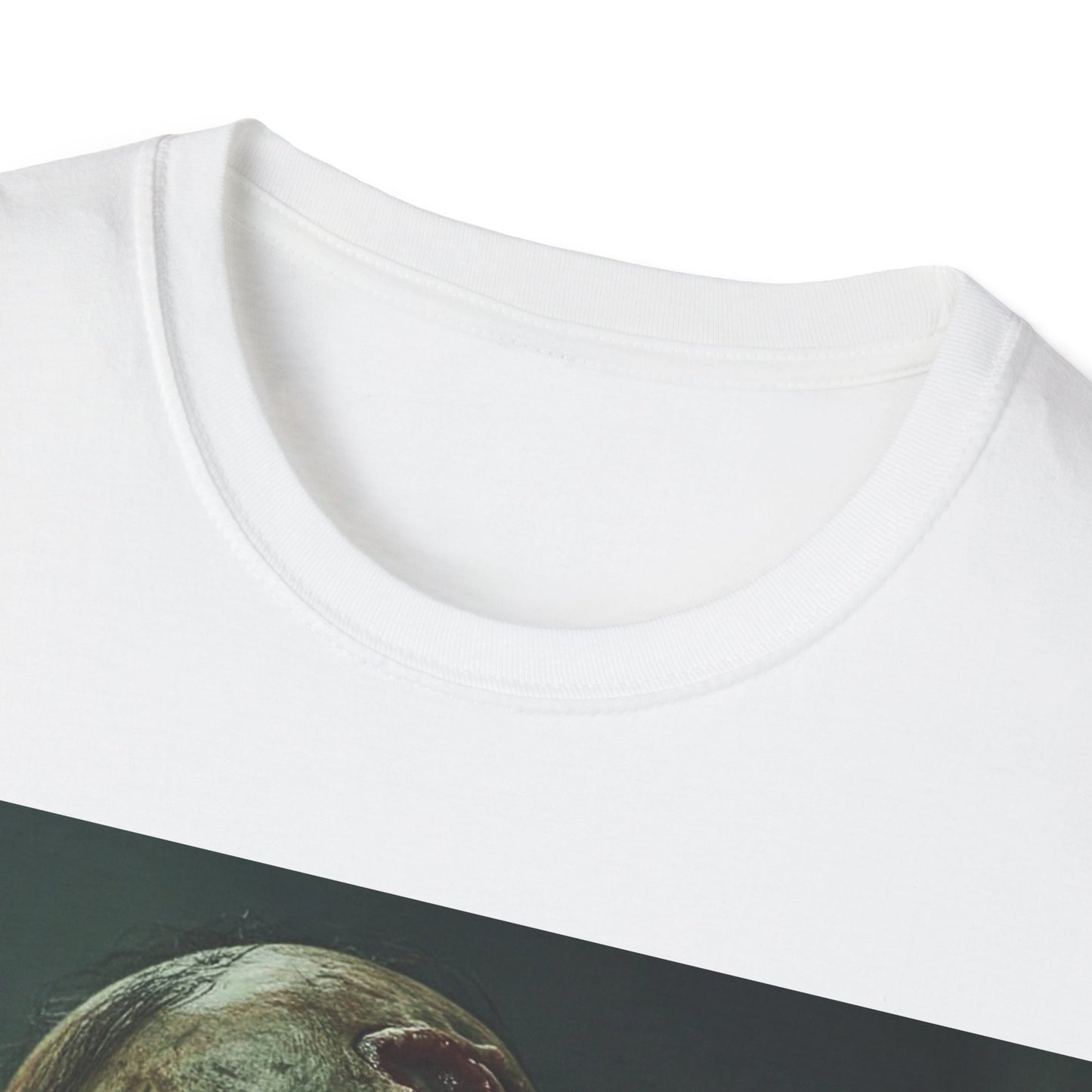 UK - Creepy Zombie Graphic Unisex Softstyle T-Shirt