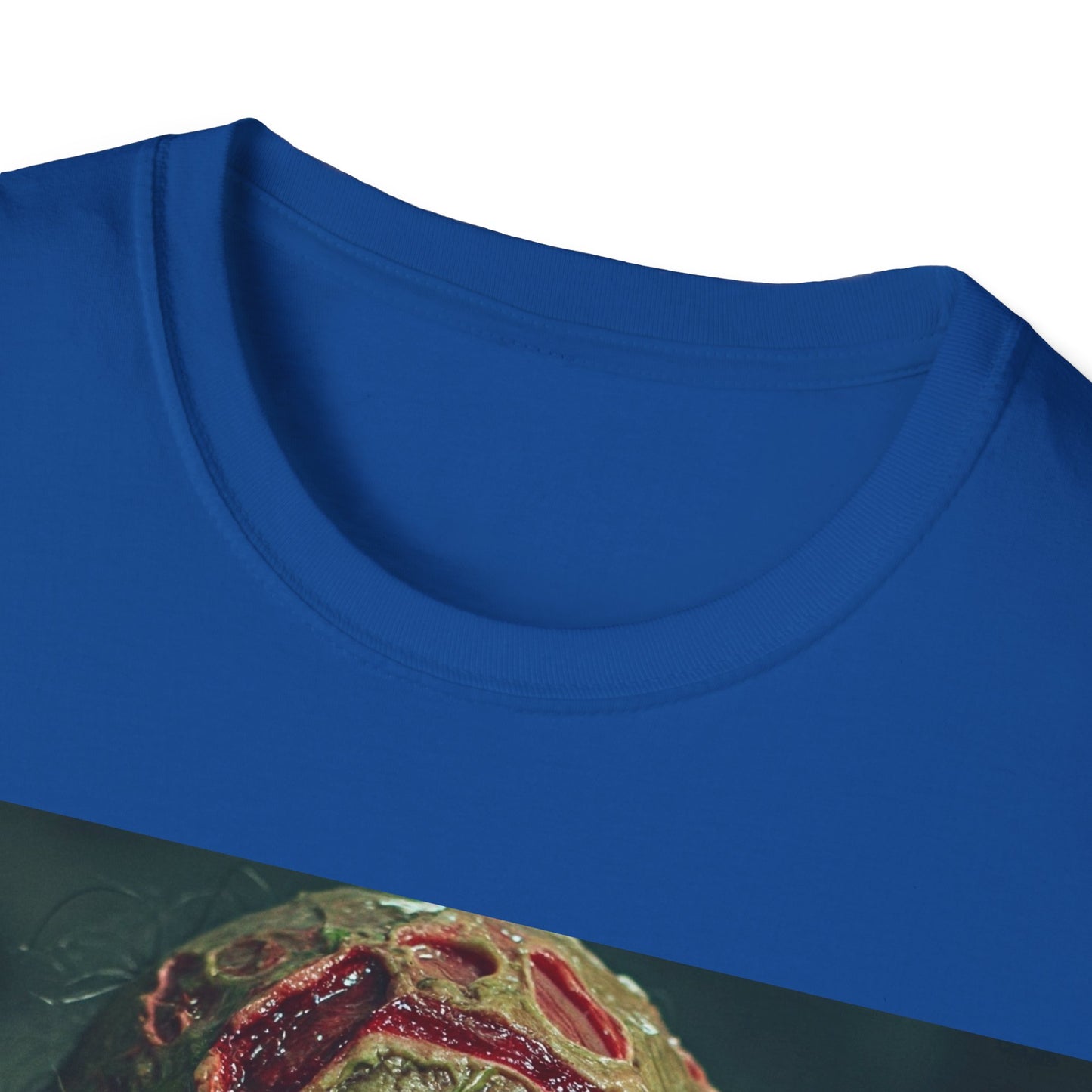 UK - Zombie Horror Apocalyptic Portrait Tee, bold, decaying zombie graphic