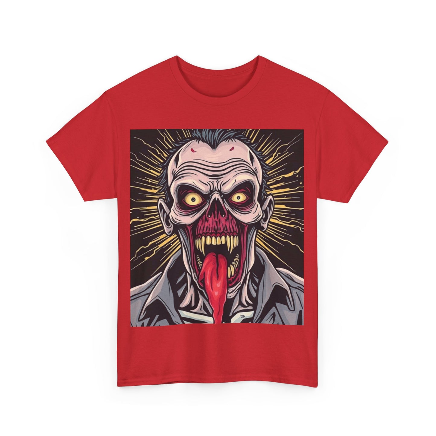 UK - Vintage Horror Graphic Unisex Heavy Cotton Tee