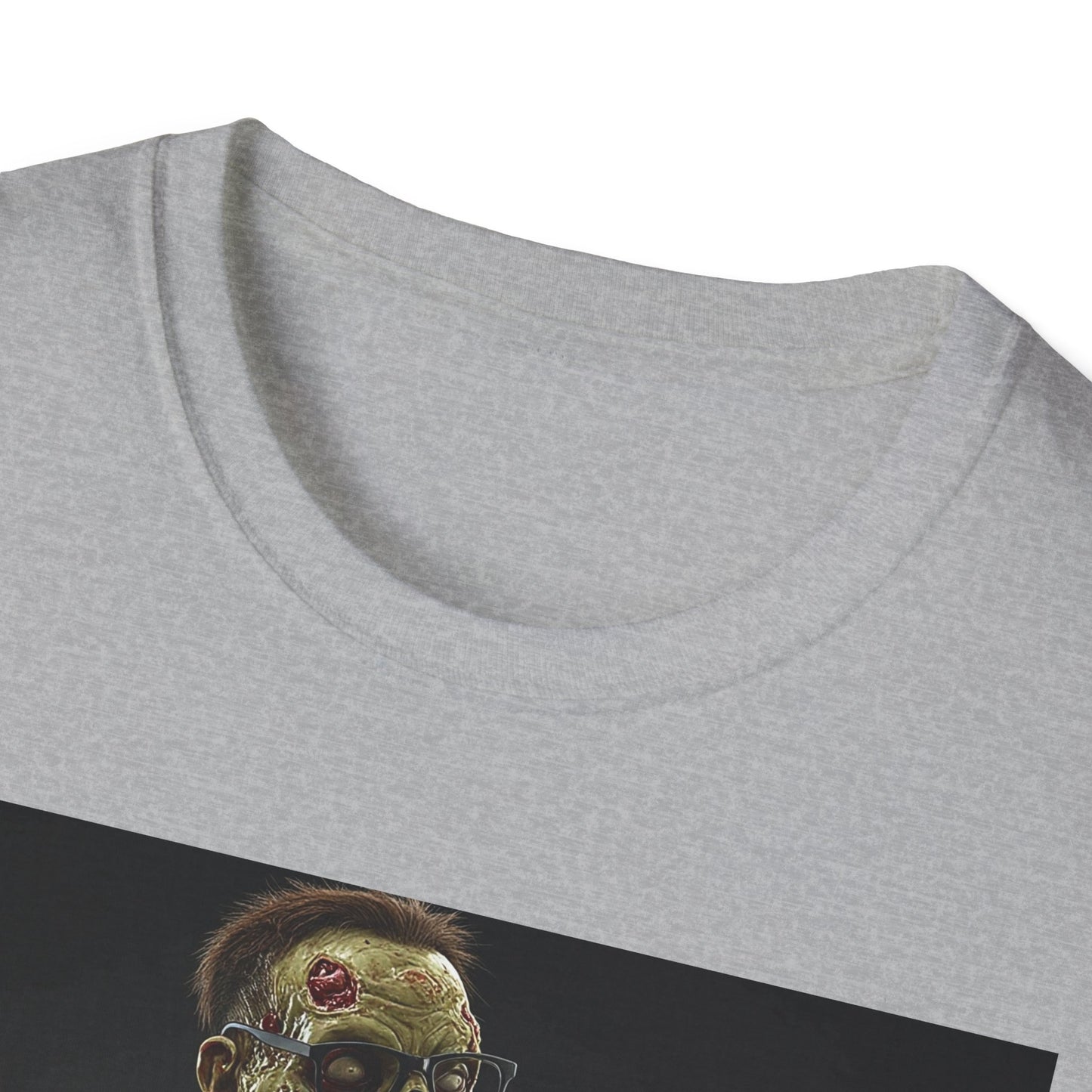 Zombie Graphic Unisex Softstyle T-Shirt - Perfect for Halloween and Casual Wear