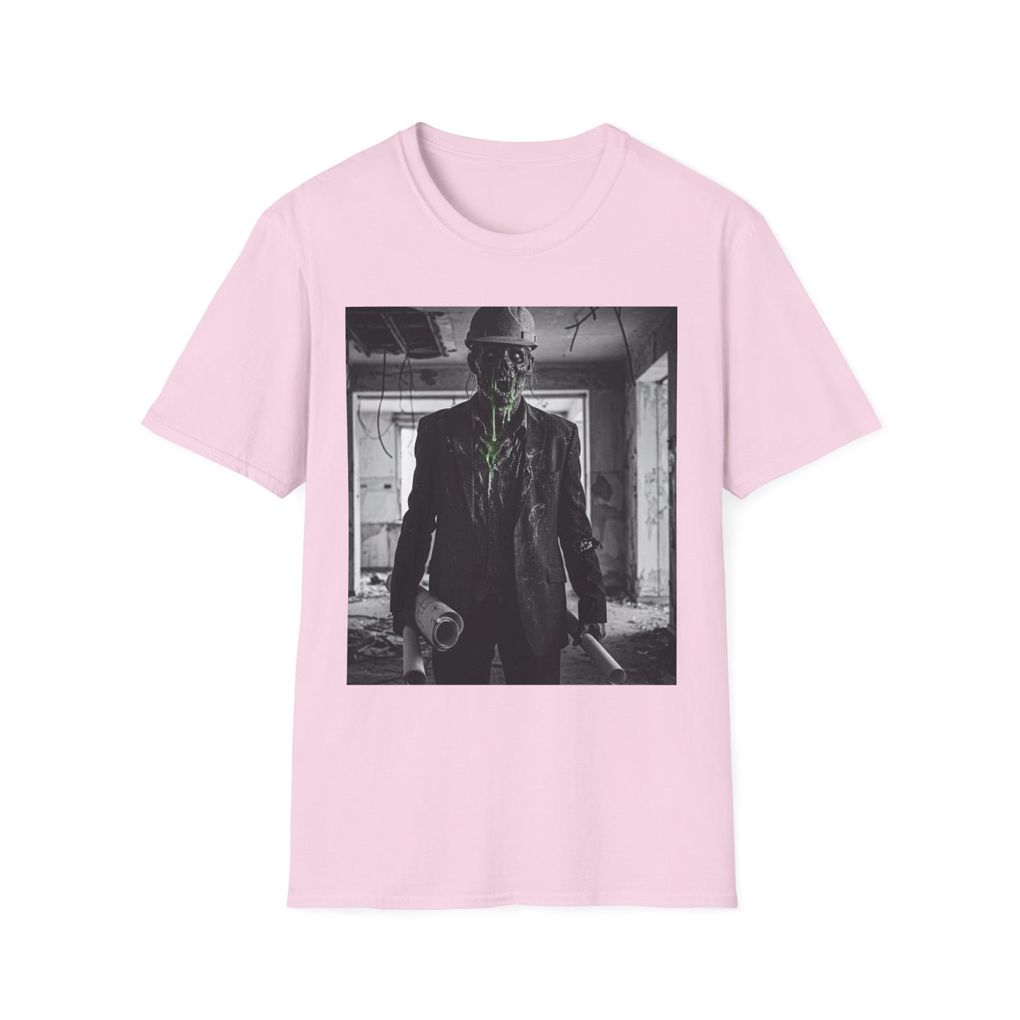 Unisex Softstyle T-Shirt with Creepy Monster Design - Perfect for Halloween and Horror Fans