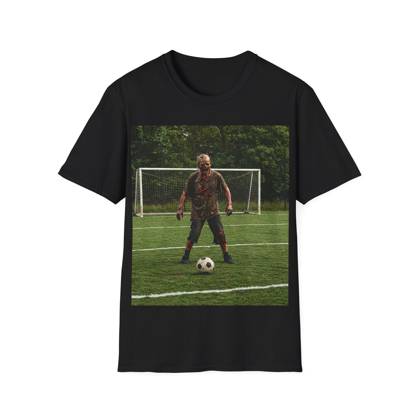 UK - Soccer Themed Unisex Softstyle T-Shirt - Perfect for Sports Lovers
