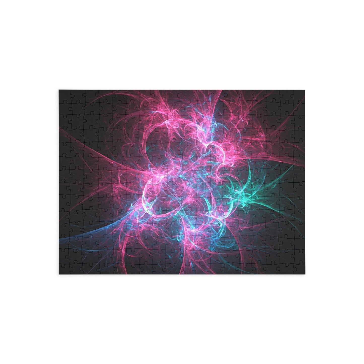 Colorful Abstract Fractal Puzzle (500-Piece) - Relaxing Brain Teaser for All Ages