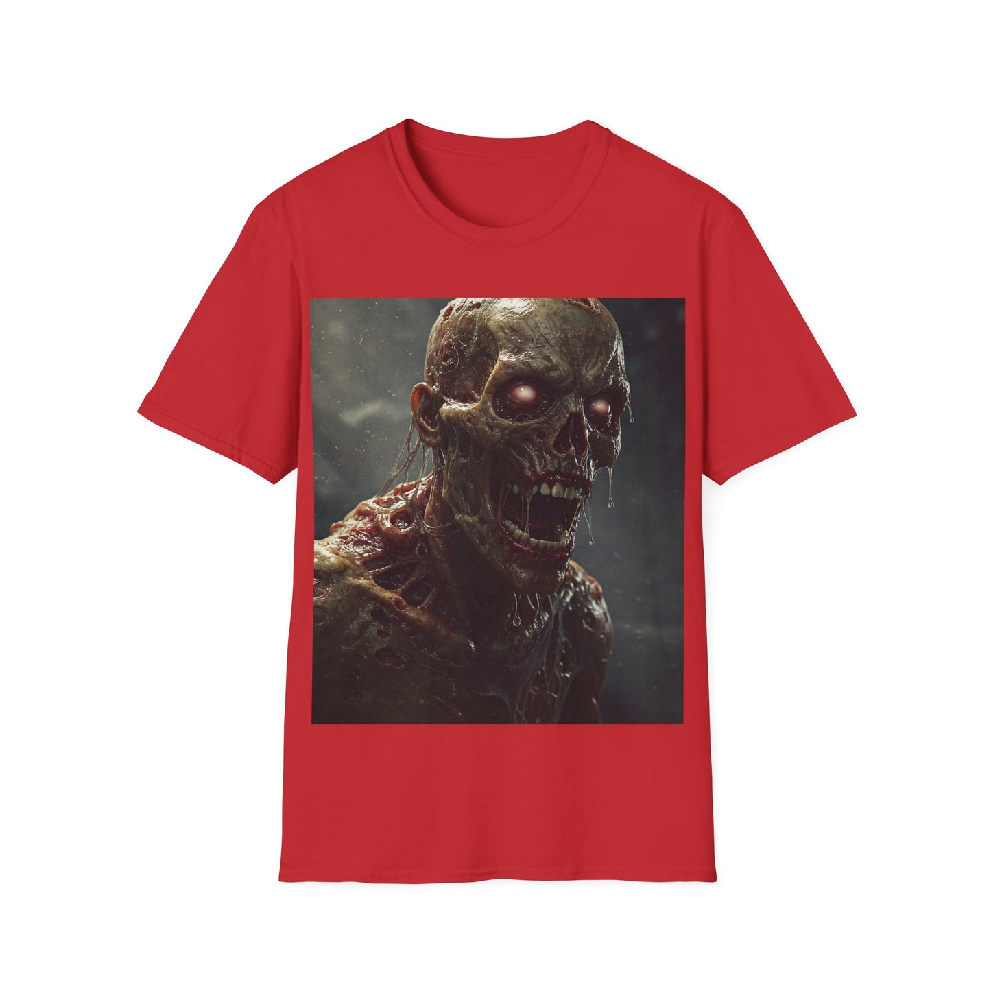 UK - Zombie Graphic Unisex T-Shirt - Perfect for Halloween and Horror Fans