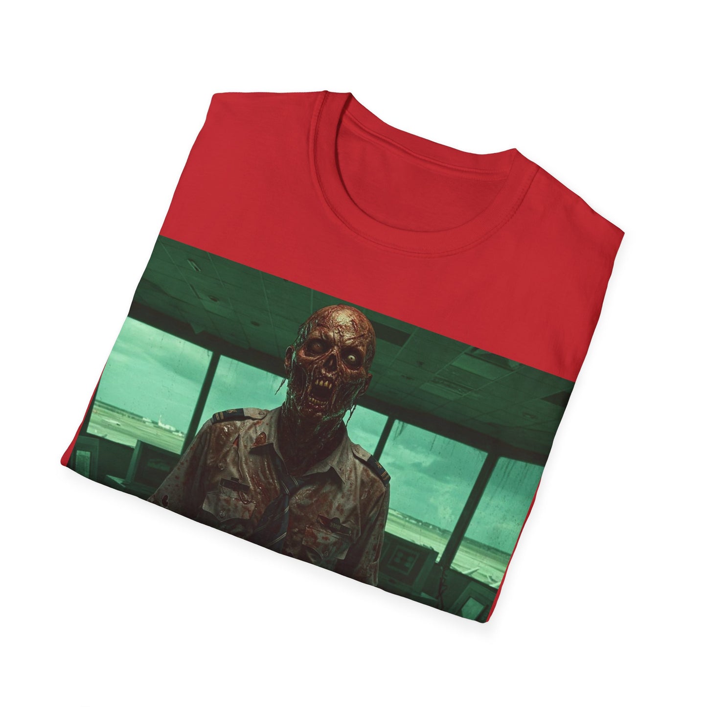 UK - Unisex Softstyle Zombie Graphic Tee - Perfect for Halloween and Horror Fans