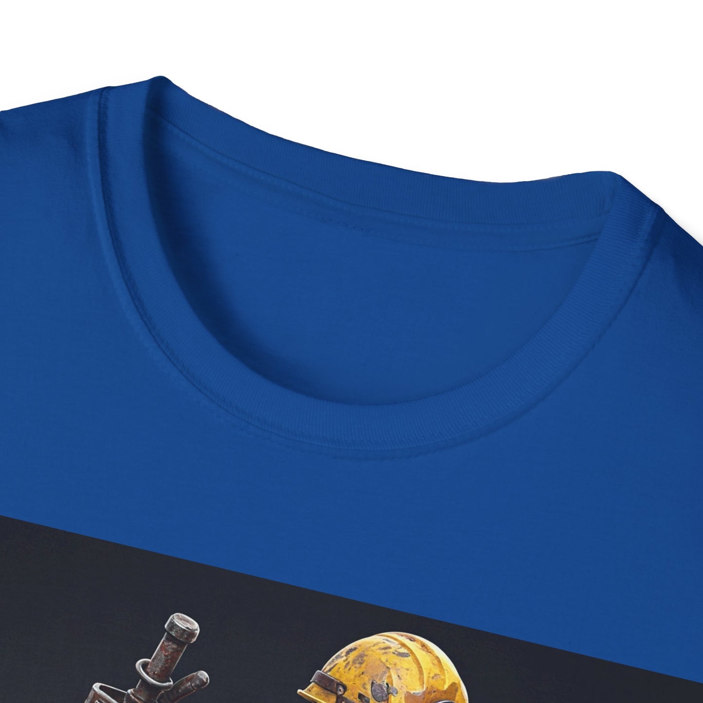 UK - Vintage Mining Themed Unisex Softstyle T-Shirt - Perfect for Adventure Lovers