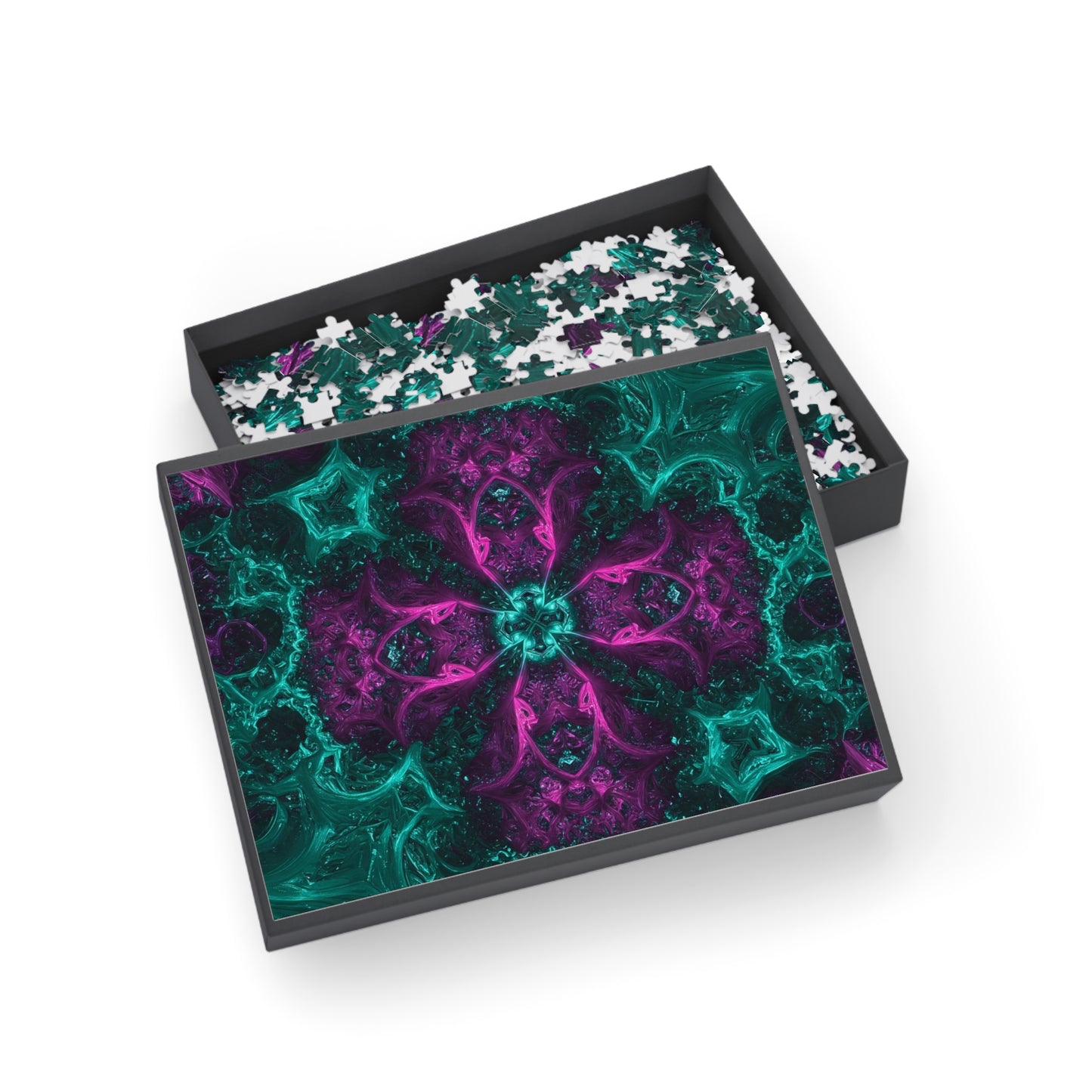 Vibrant Mandala Puzzle - 96, 252, 500, 1000-Piece Options for Mindful Fun and Relaxation