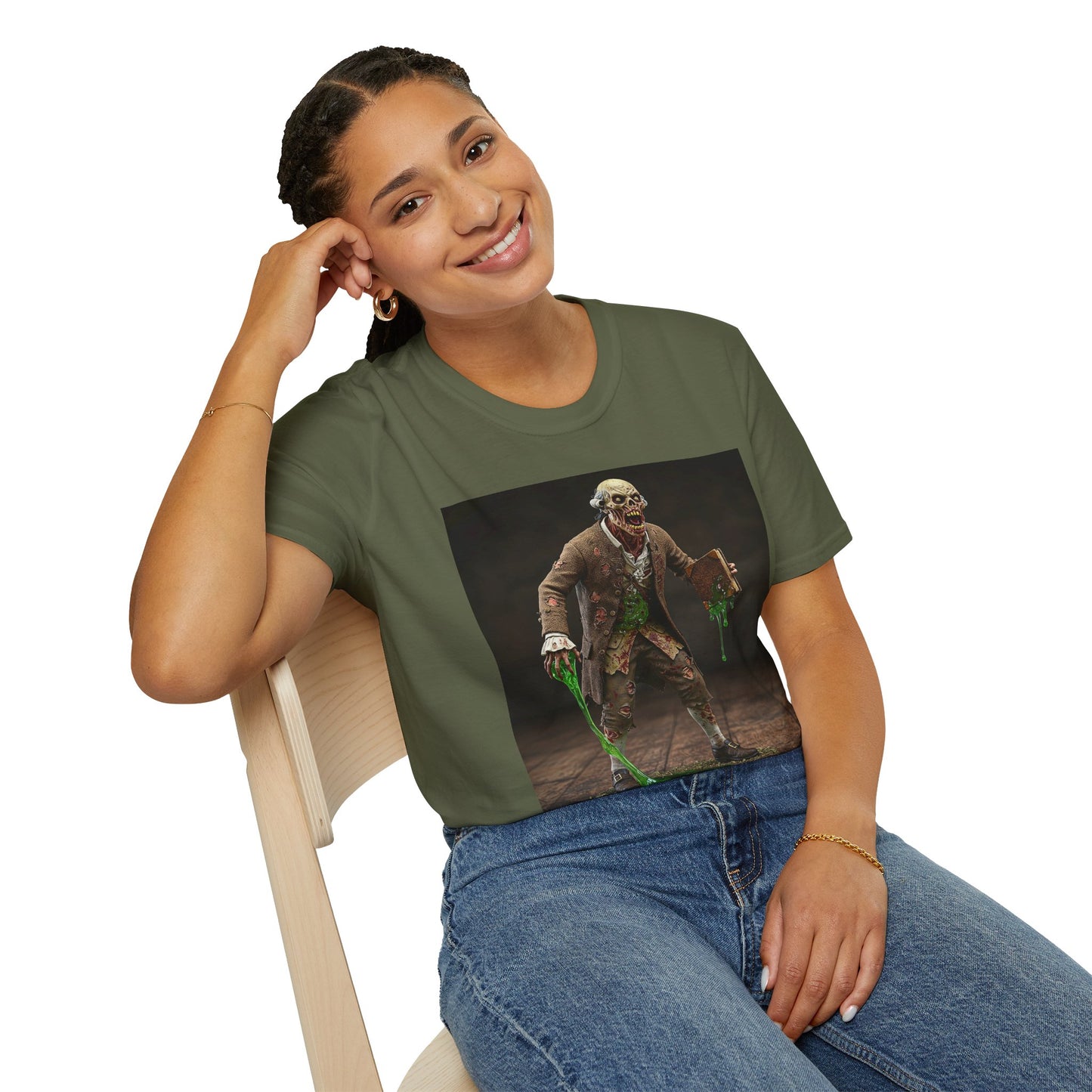 Zombie Science Unisex Softstyle T-Shirt - Spooky Halloween Apparel