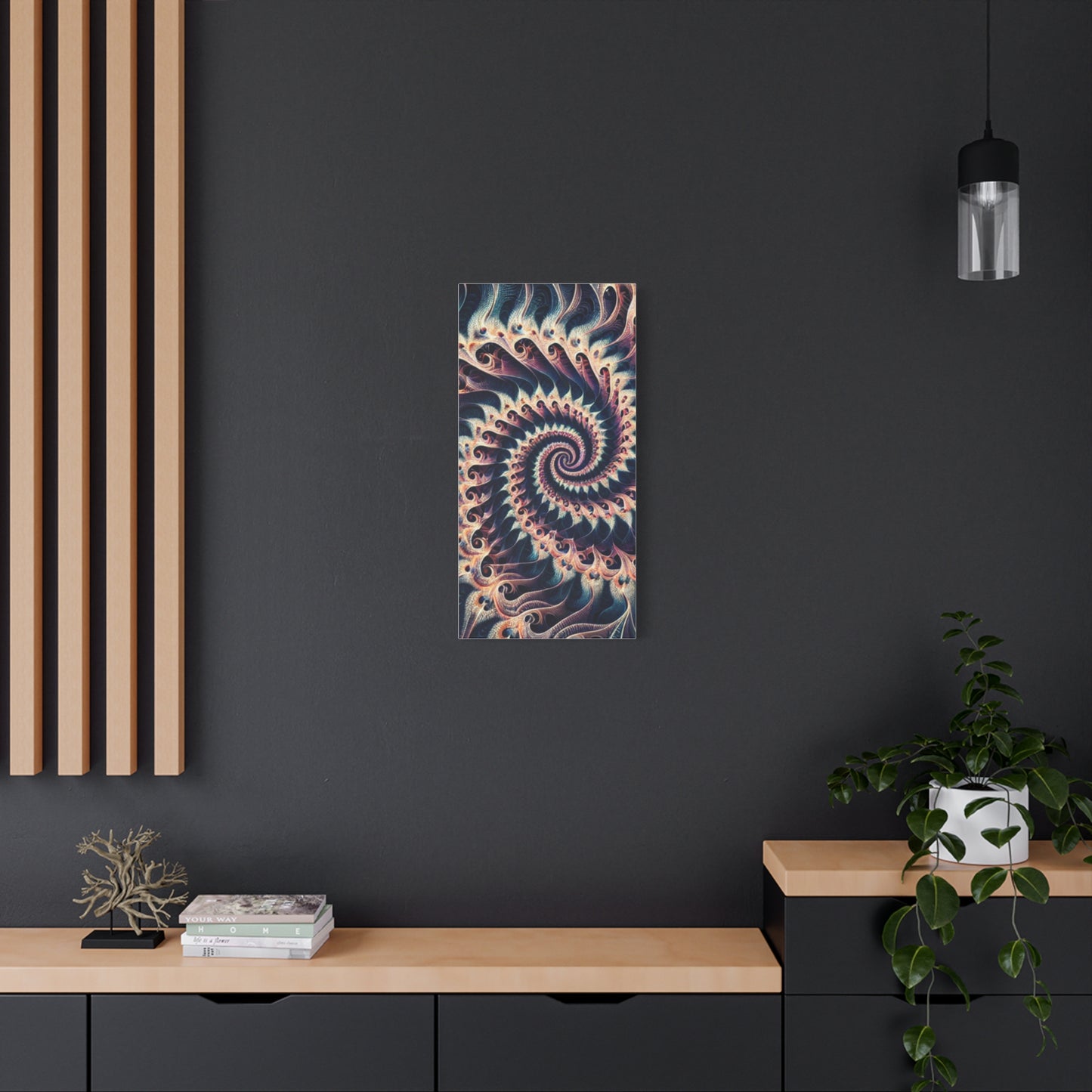 Abstract Spiral Art Canvas Print - Modern Home Decor for Art Lovers