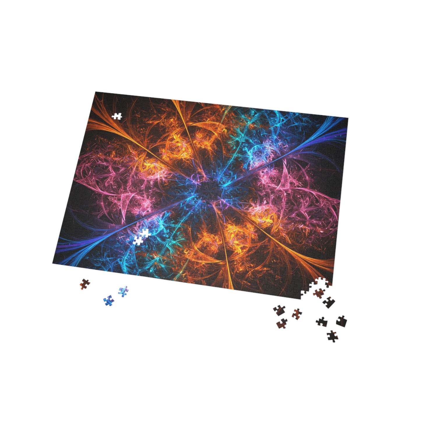 052- Fractal Puzzle (96, 252, 500, 1000-Piece) - Fun Family Activity and Gift