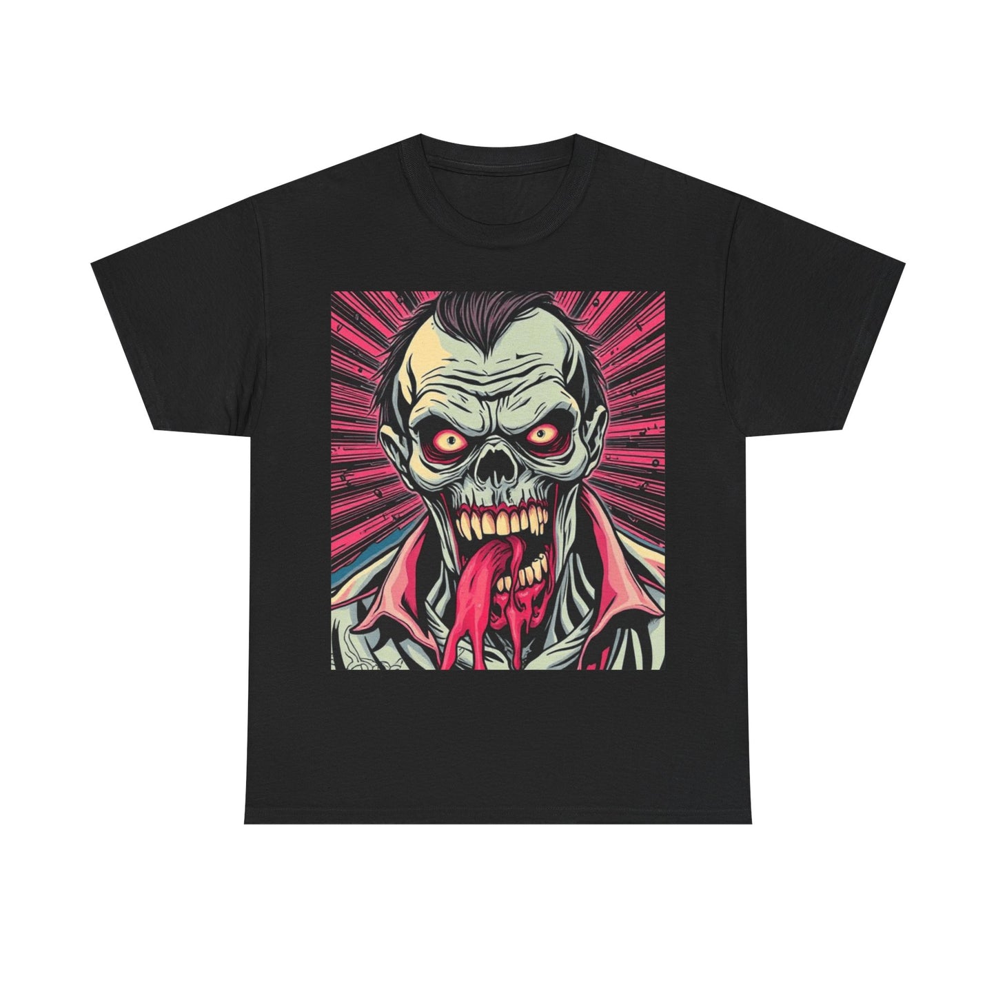 UK - Vintage Horror Graphic Unisex Heavy Cotton Tee