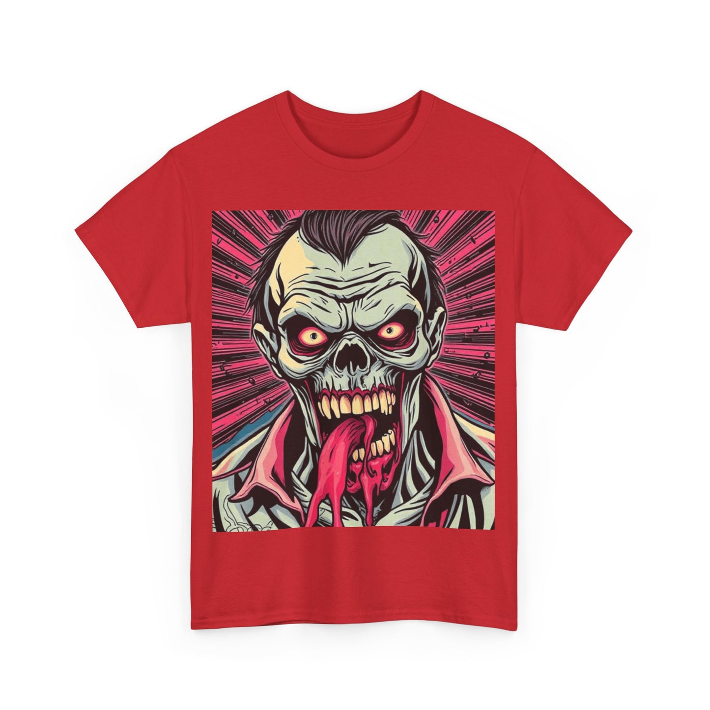UK - Vintage Horror Graphic Unisex Heavy Cotton Tee