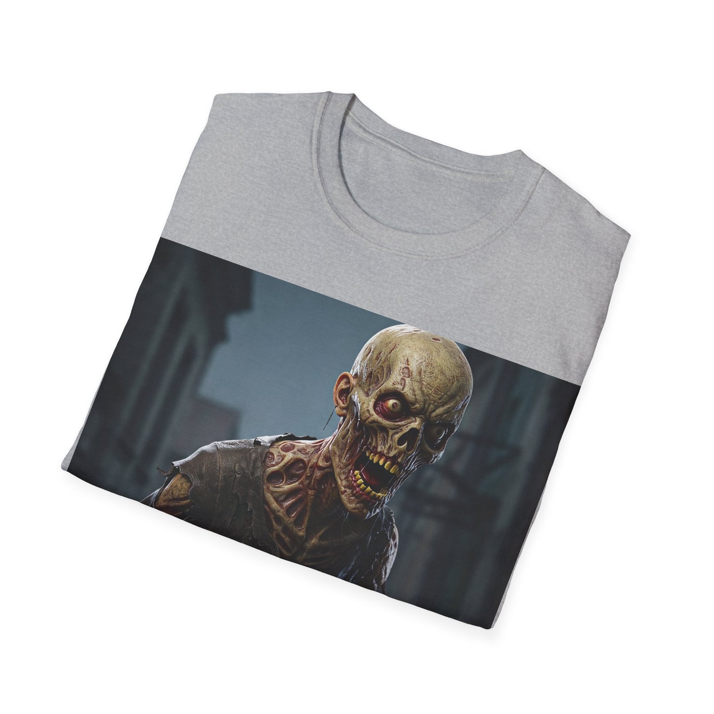 UK - Spooky Zombie Graphic T-Shirt for Halloween