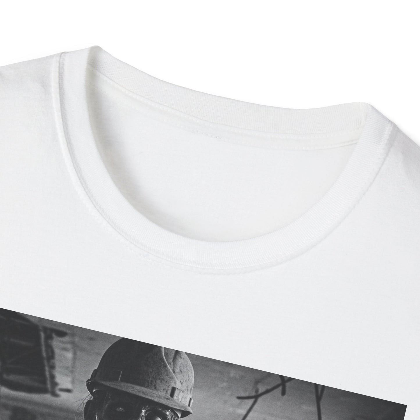 Unisex Softstyle T-Shirt with Creepy Monster Design - Perfect for Halloween and Horror Fans