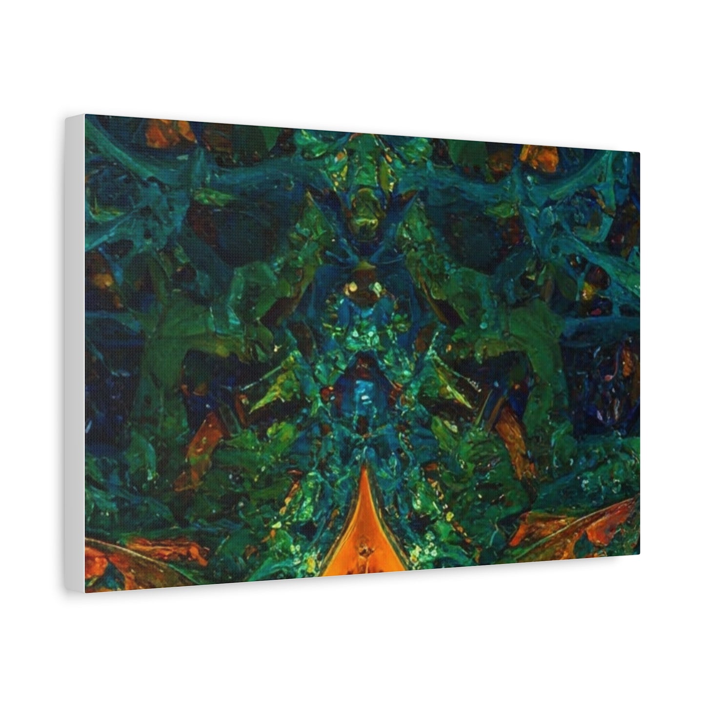 Vibrant Abstract Fractal Art Canvas Print